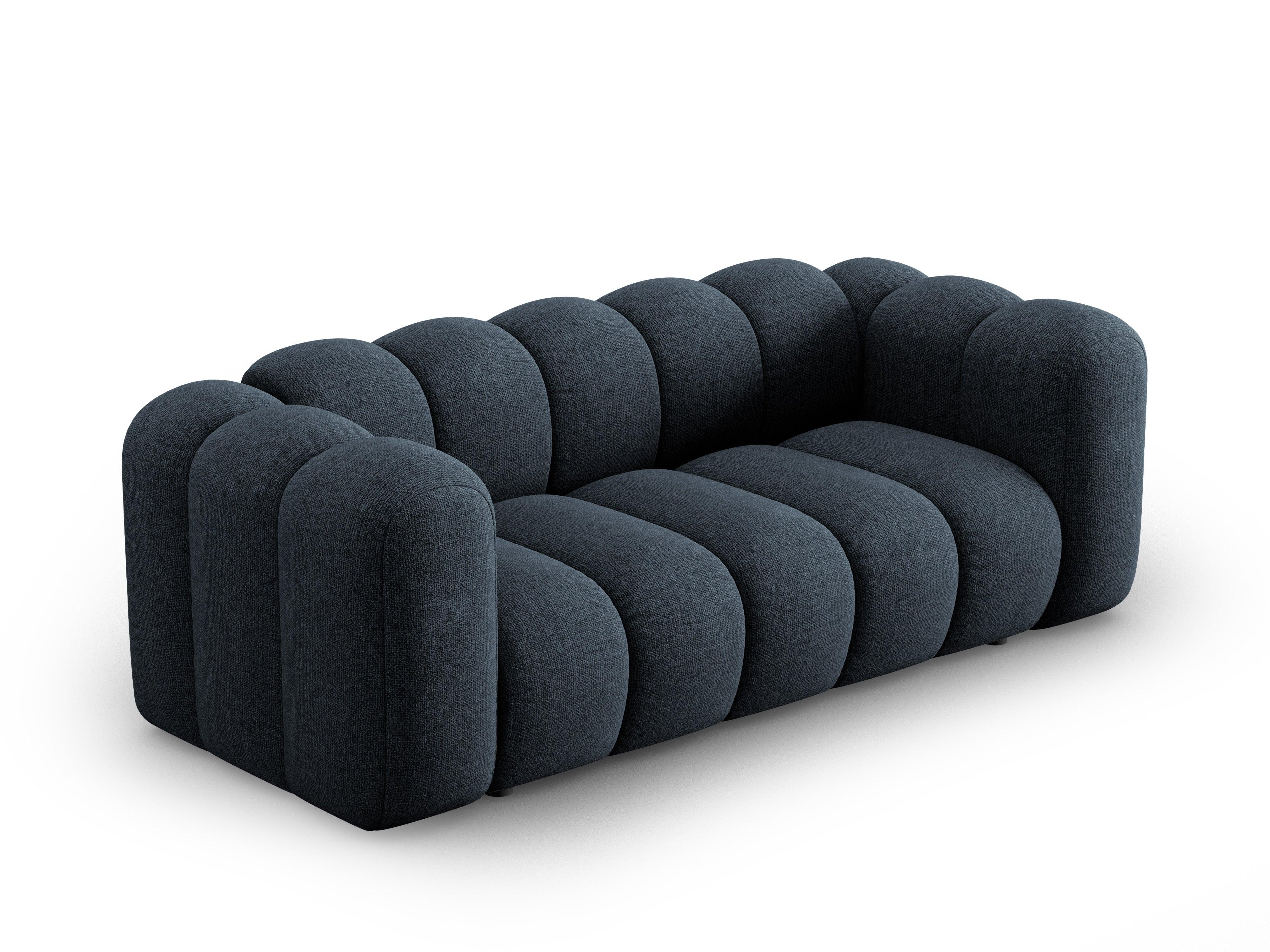 Sofa 2-osobowa SKYLER granatowy szenil Interieurs 86 Eye on Design