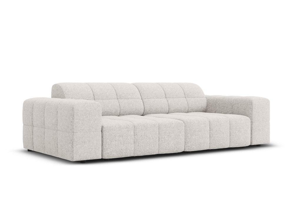 Sofa 3-osobowa CHICAGO jasnoszary szenil Cosmopolitan Design Eye on Design