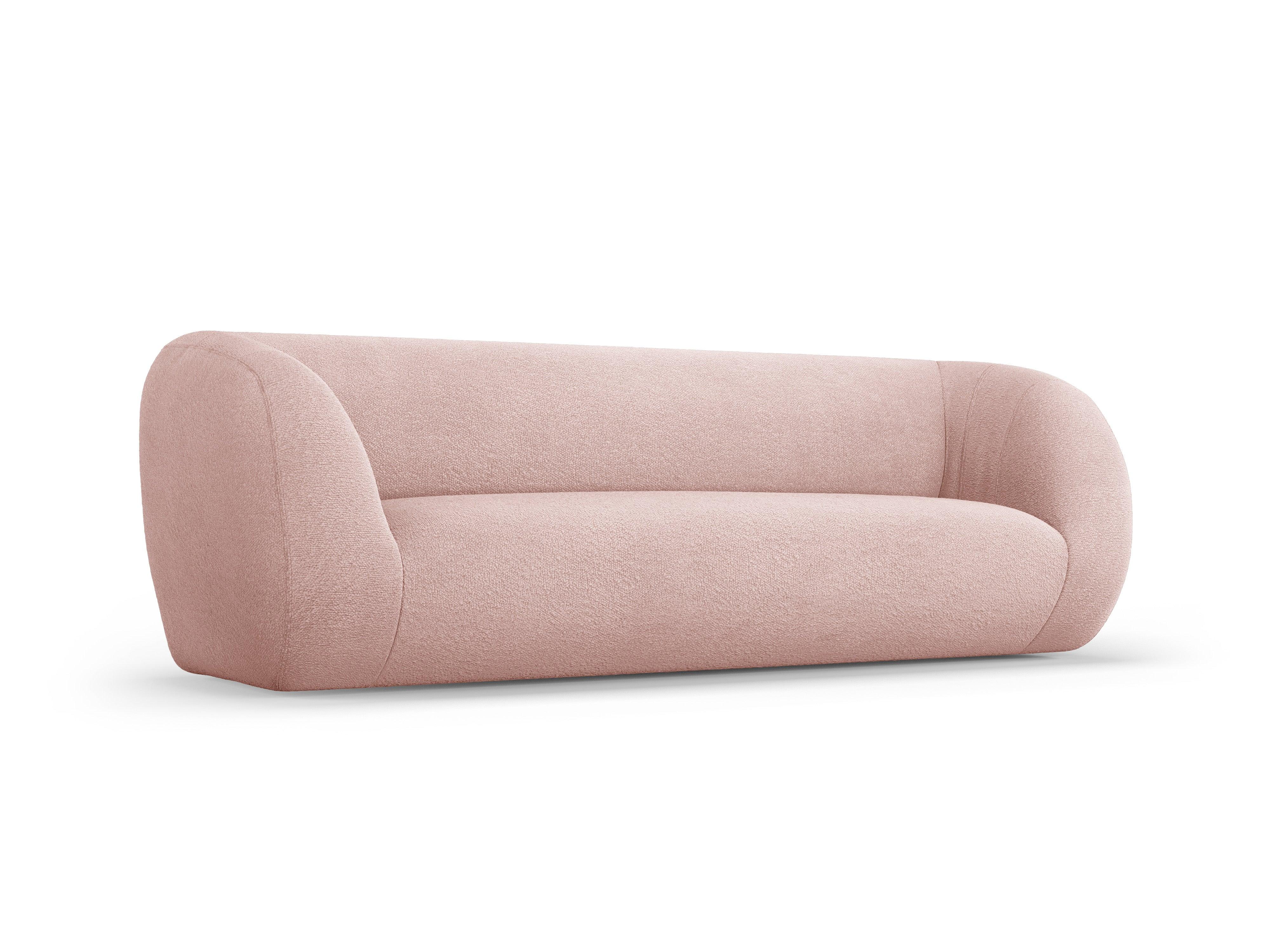 Sofa 3-osobowa ESSEN różowy boucle Cosmopolitan Design Eye on Design
