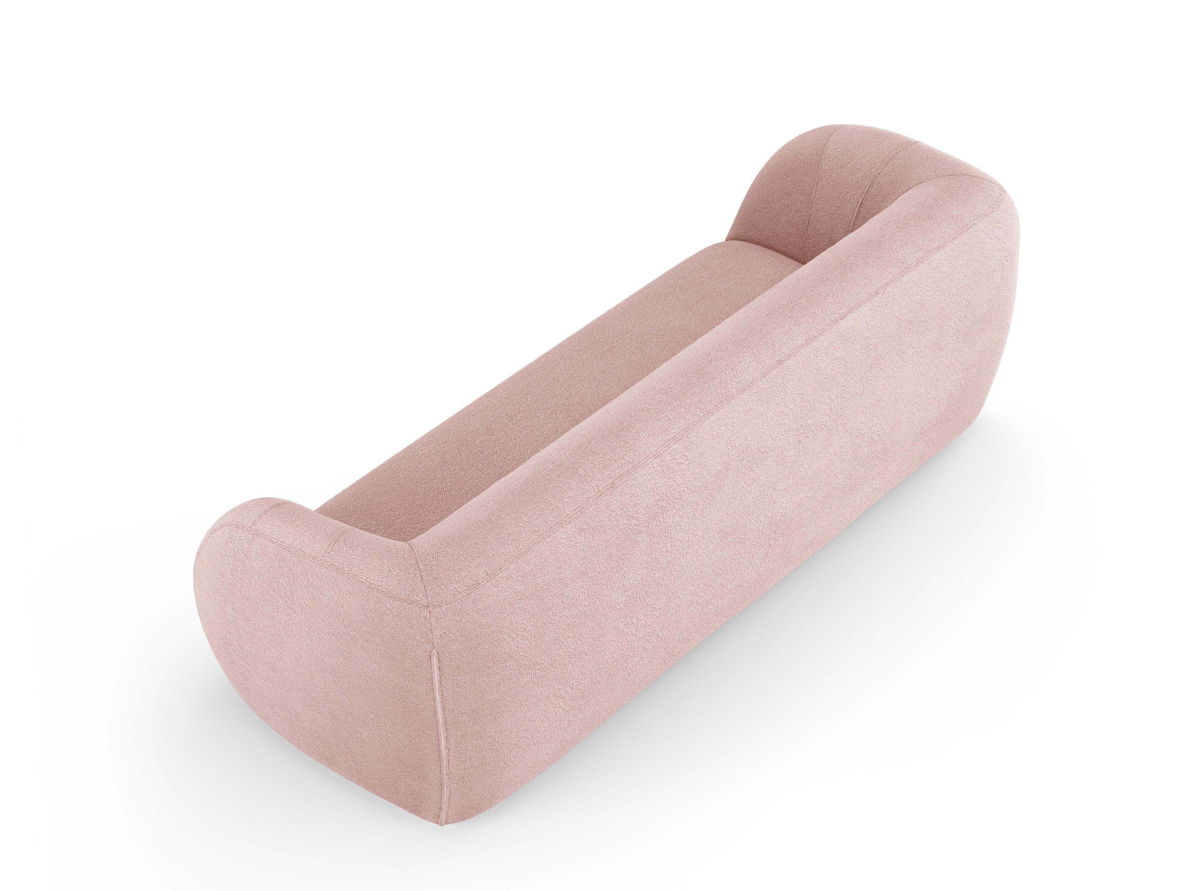 Sofa 3-osobowa ESSEN różowy boucle Cosmopolitan Design Eye on Design