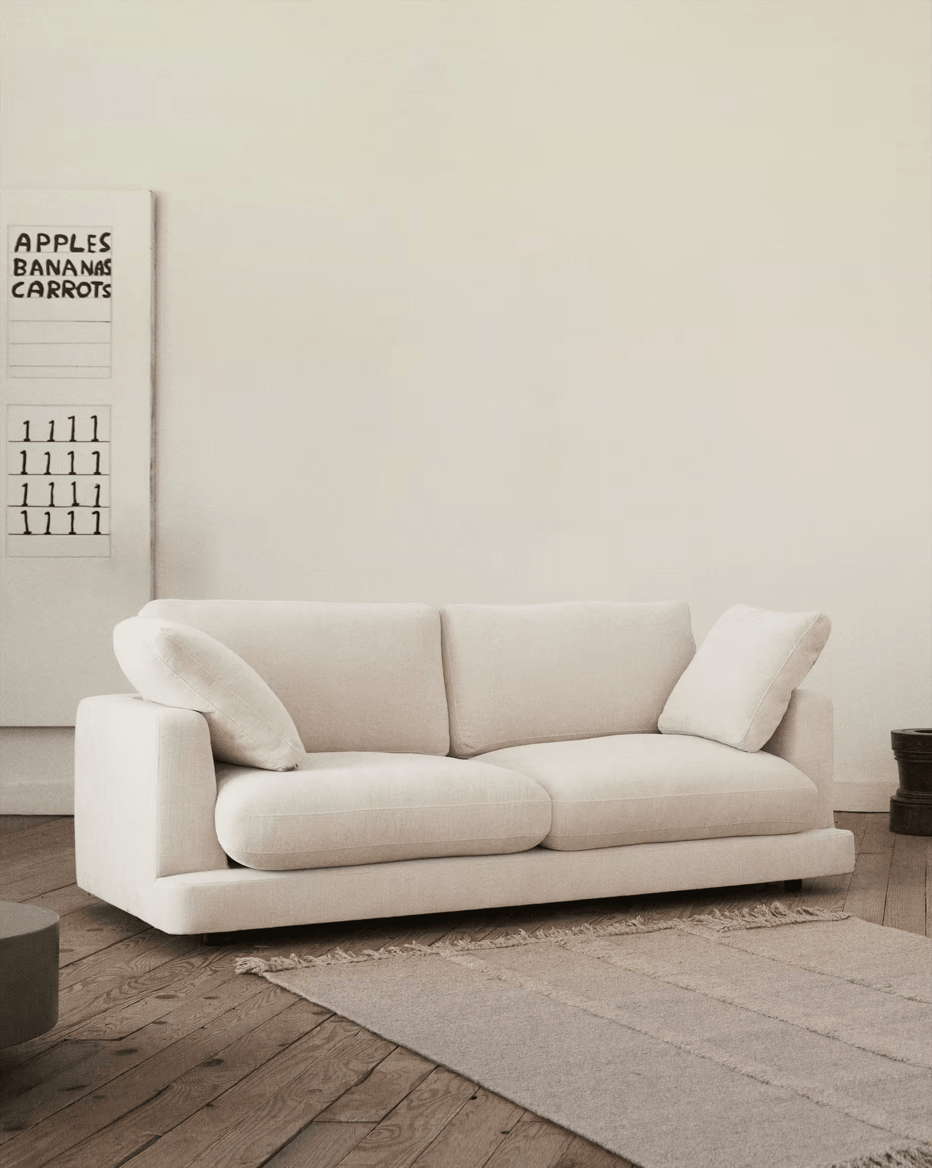 Sofa 3-osobowa GALA jasnobeżowy La Forma Eye on Design