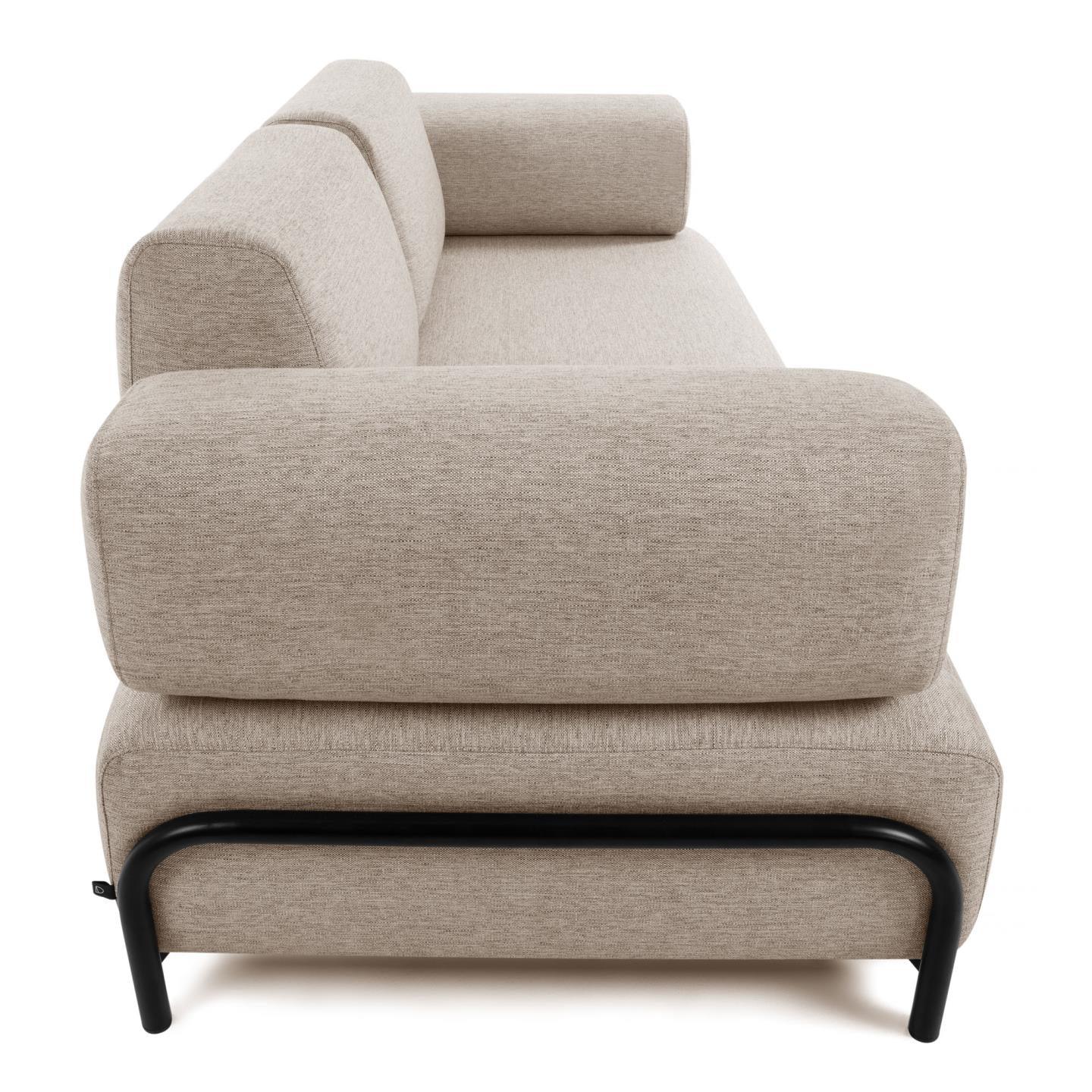 Sofa 3-osobowa z podłokietnikami COMPO beżowy La Forma Eye on Design