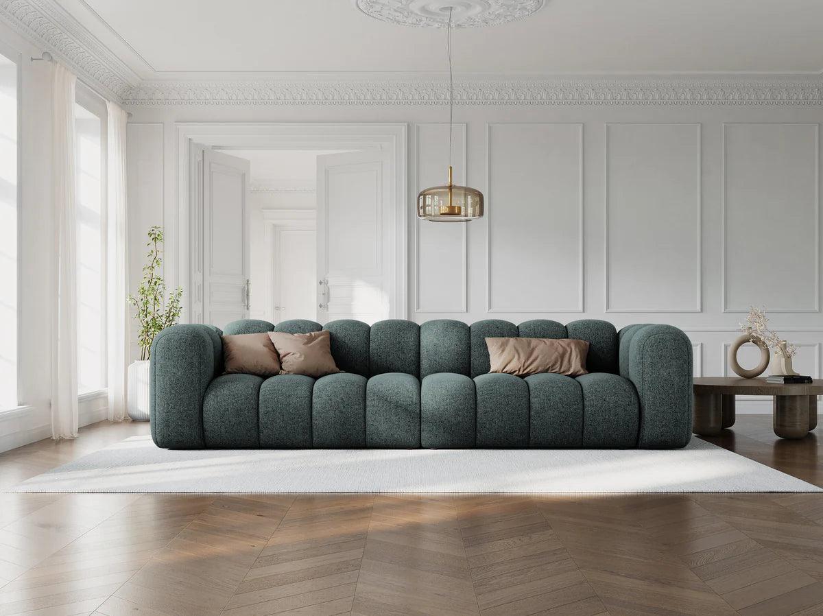 Sofa 4-osobowa SKYLER granatowy szenil Interieurs 86 Eye on Design
