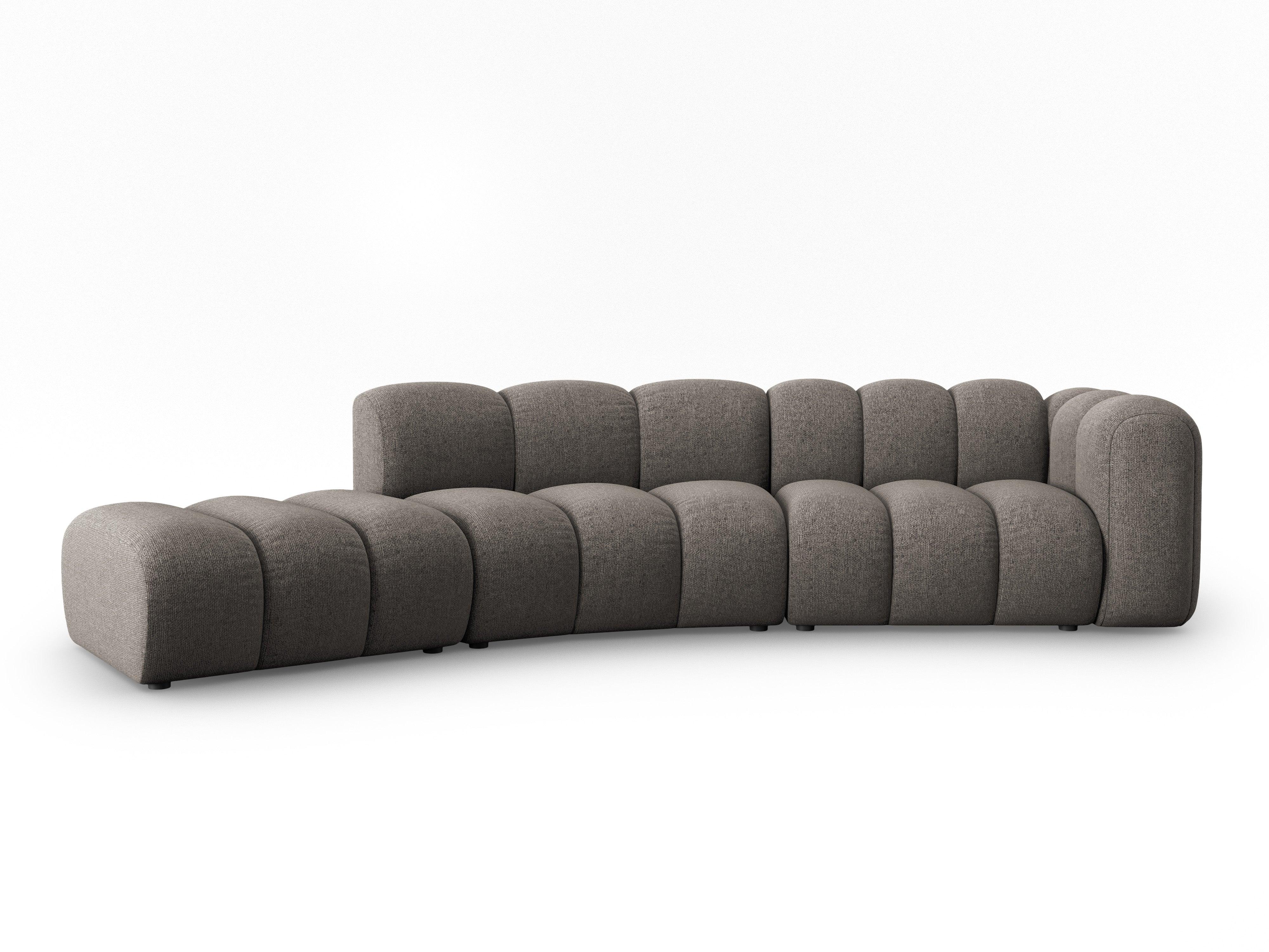 Sofa 5-osobowa lewostronna SKYLER szary szenil Interieurs 86 Eye on Design