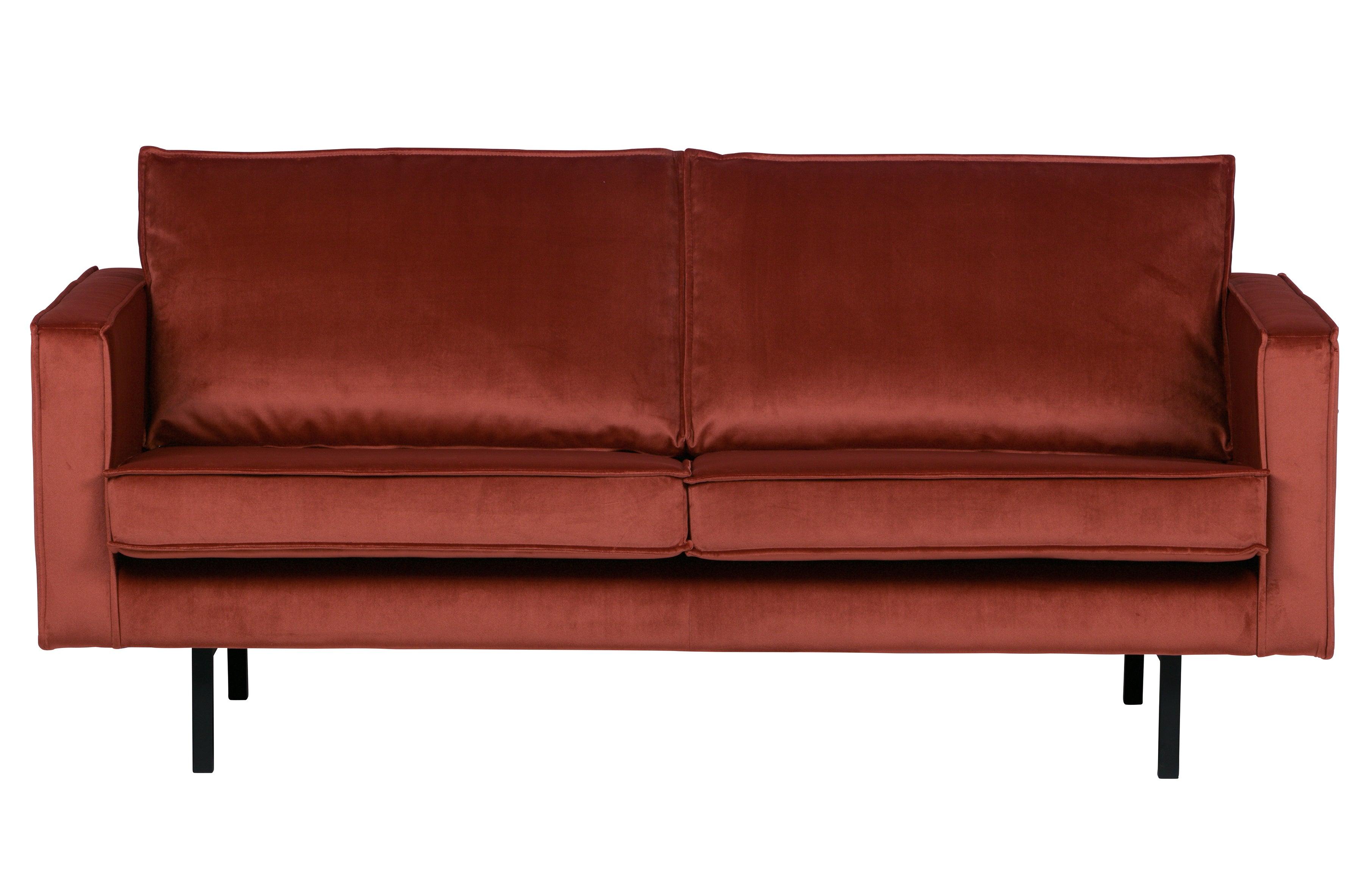 Sofa aksamitna 2,5-osobowa RODEO kasztanowy Be Pure Eye on Design