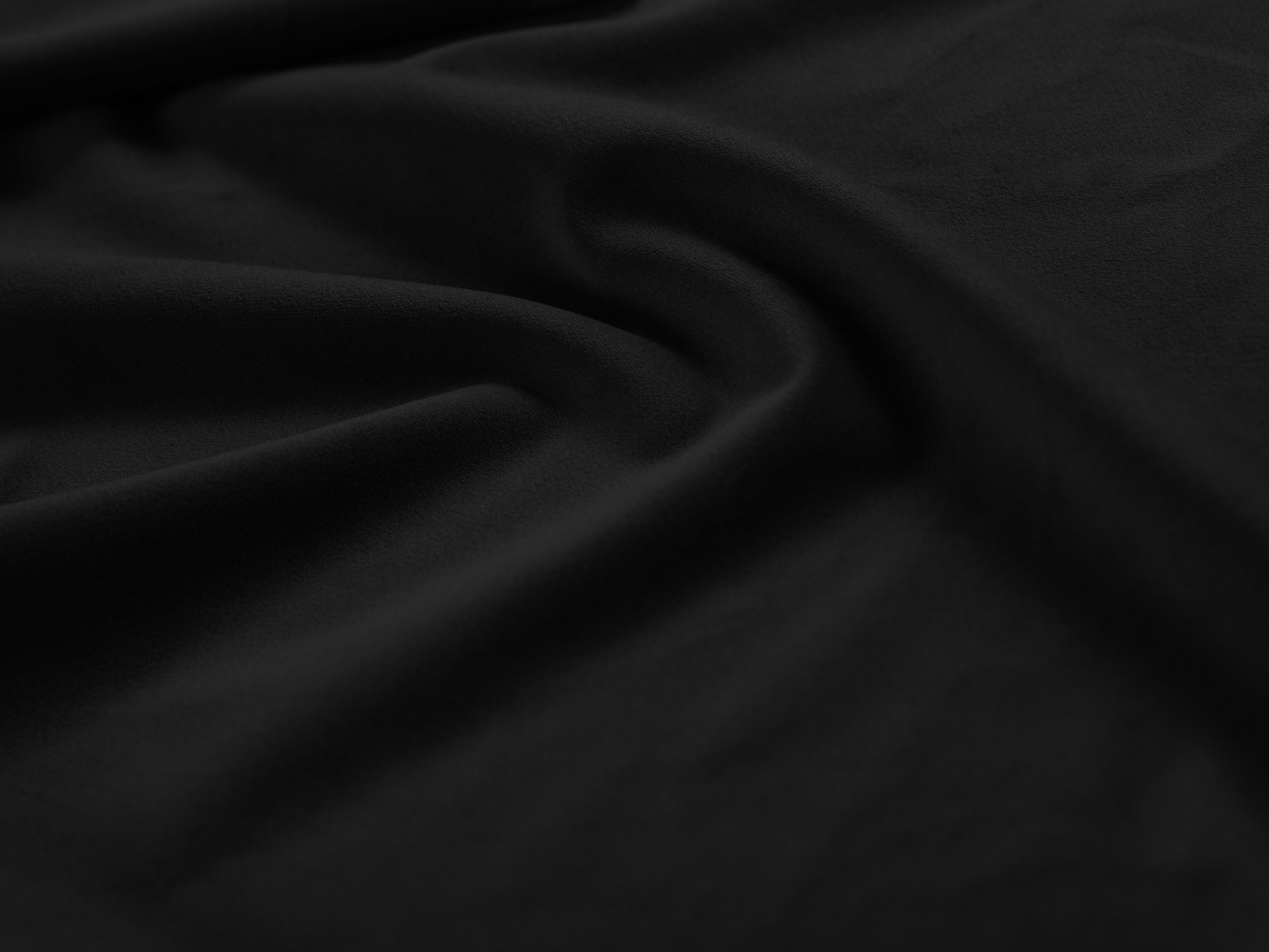 Sofa aksamitna 3-osobowa BALI czarny ze złotą podstawą Cosmopolitan Design Eye on Design