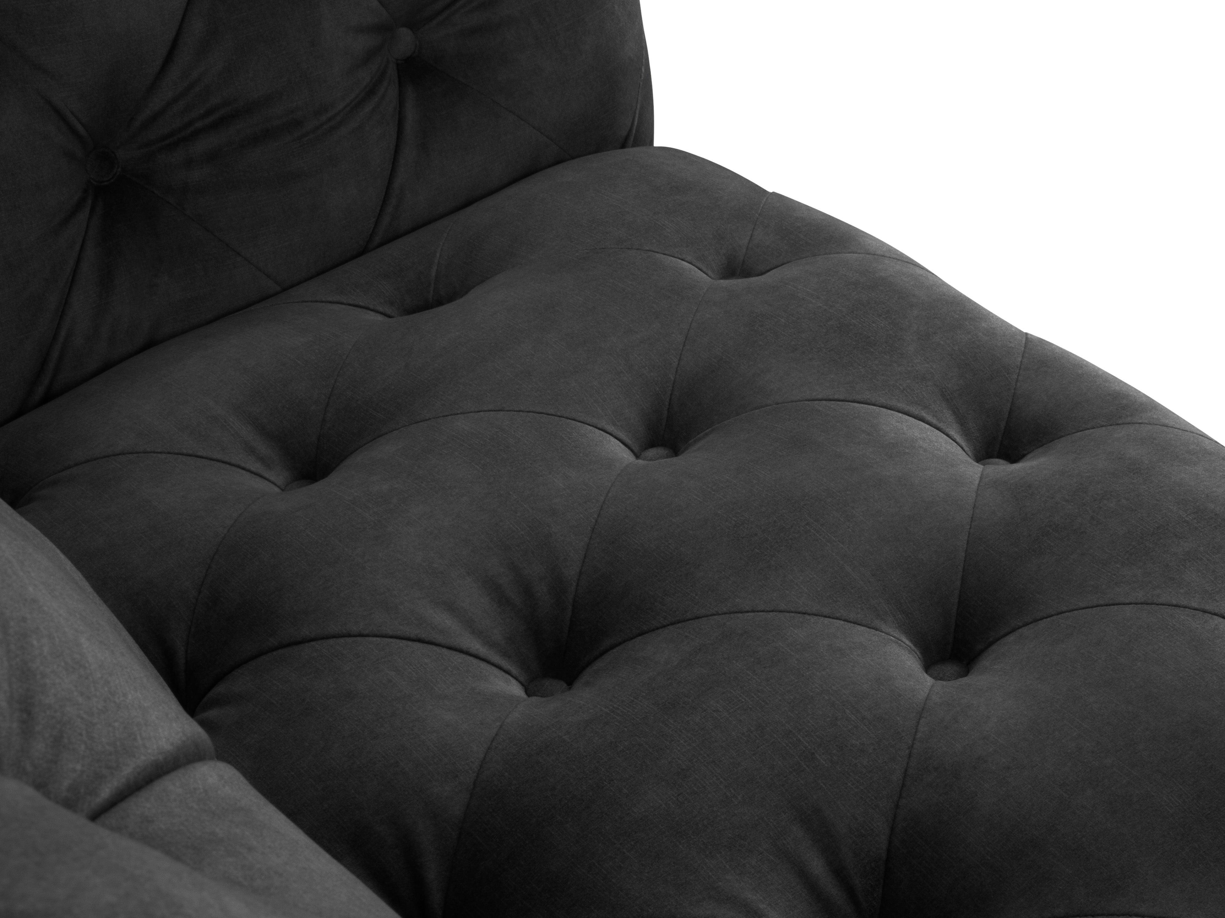 Sofa aksamitna 4-osobowa LOGE ciemnoszary Windsor & Co Eye on Design