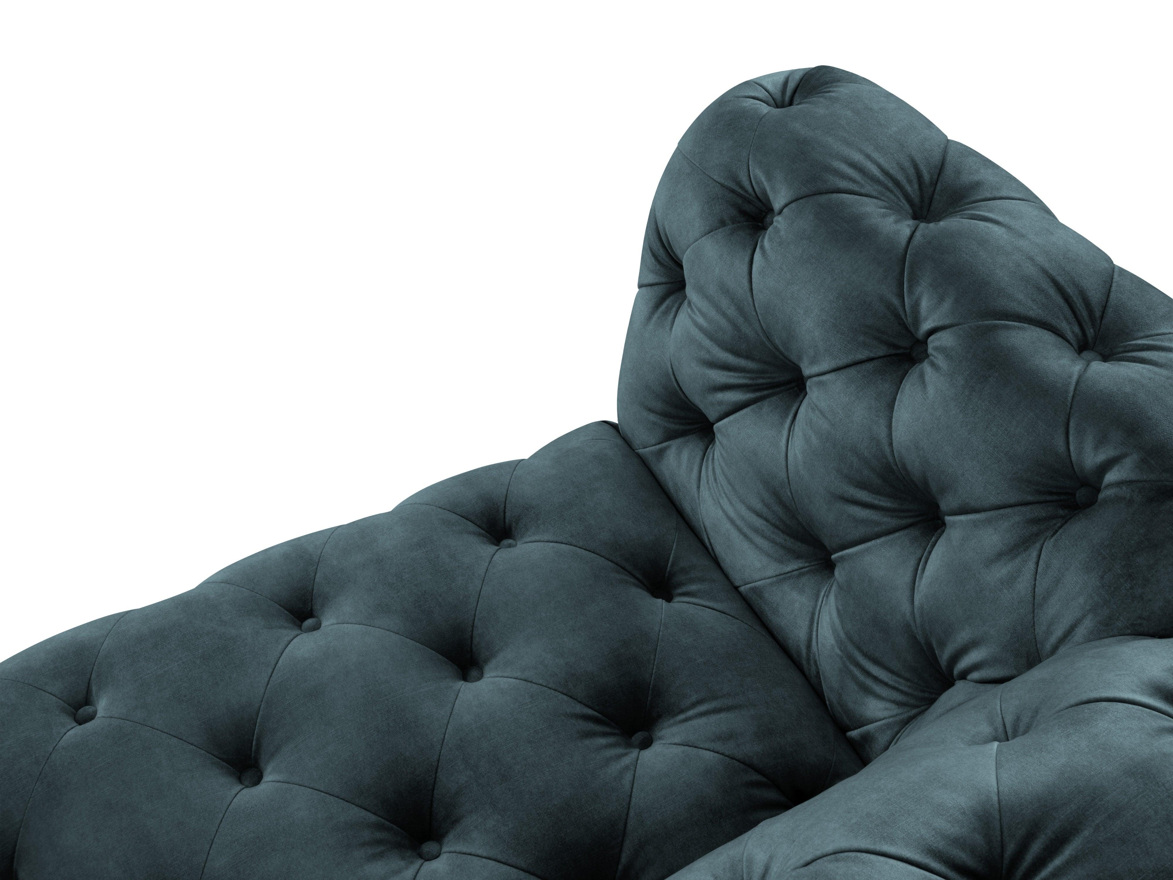Sofa aksamitna 4-osobowa LOGE petrol Windsor & Co Eye on Design