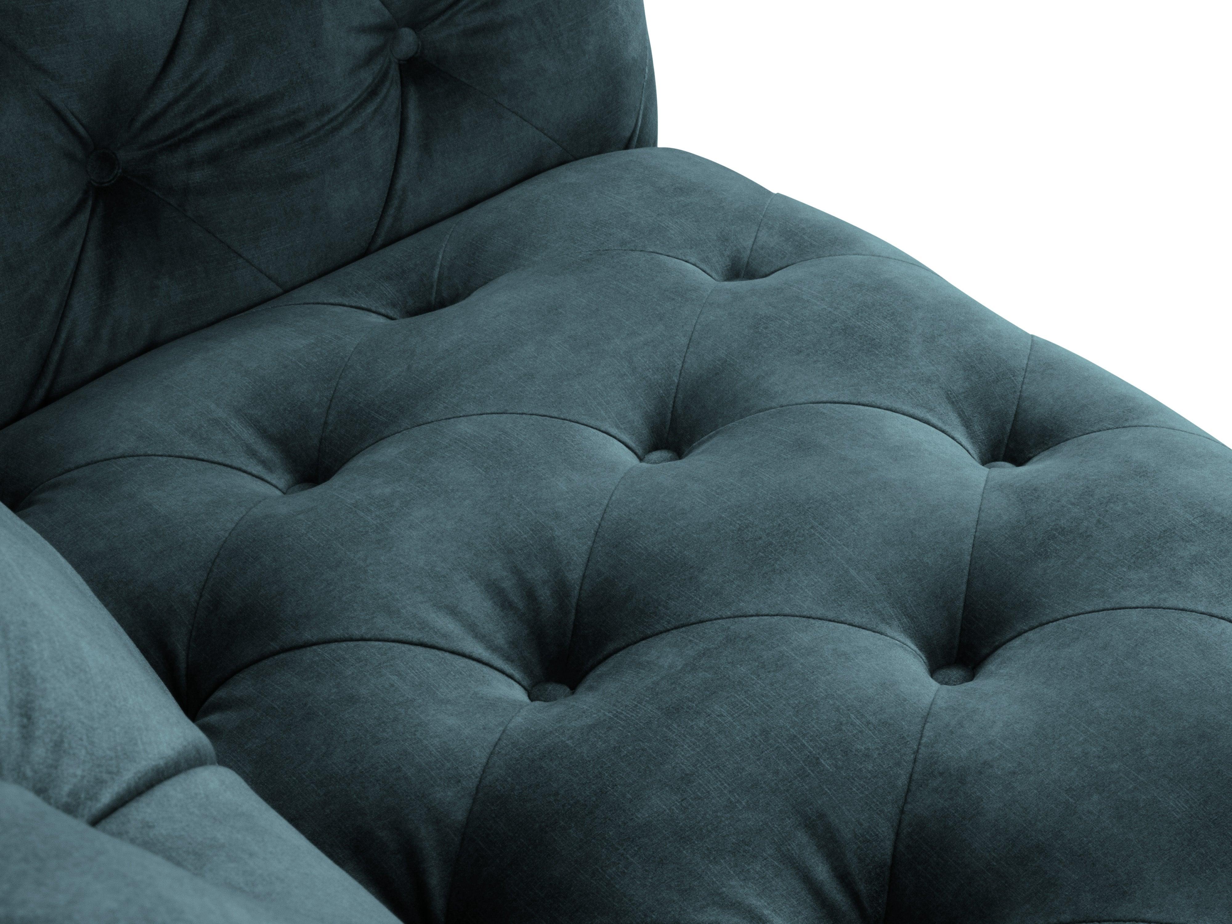Sofa aksamitna 4-osobowa LOGE petrol Windsor & Co Eye on Design