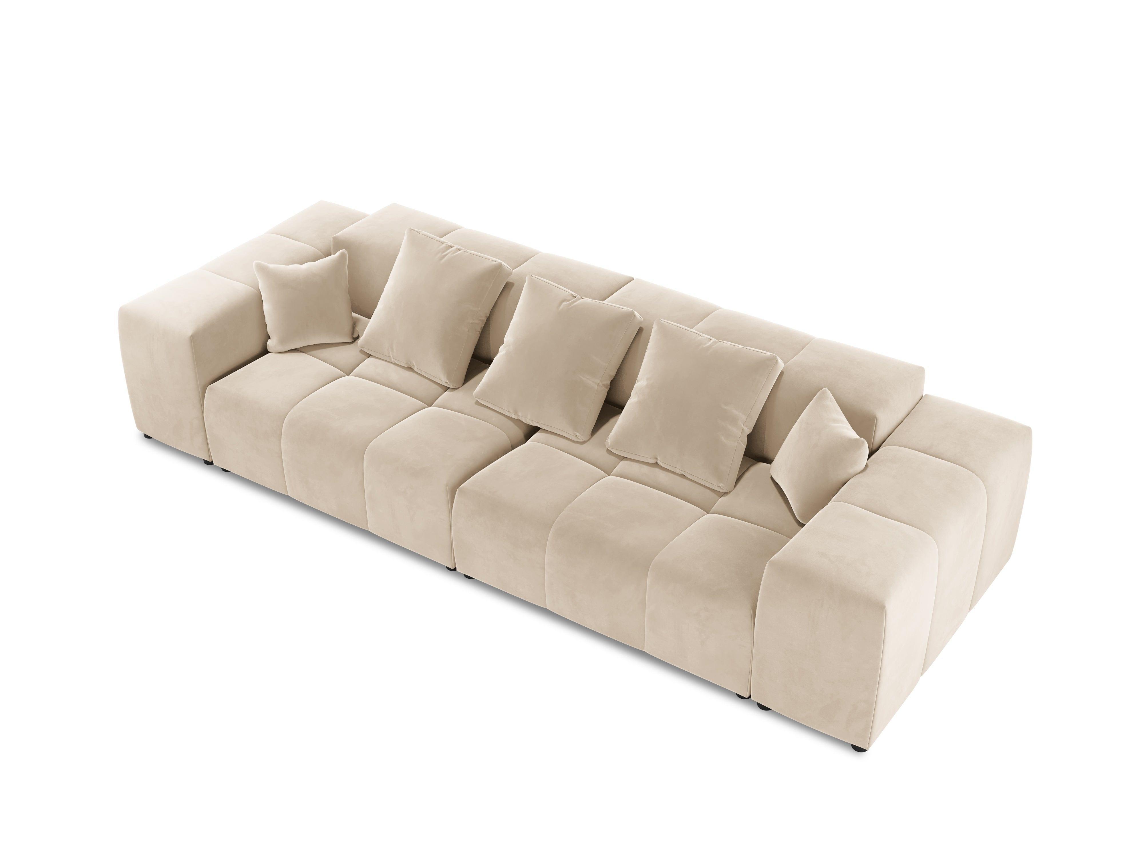 Sofa aksamitna ROME beżowy Cosmopolitan Design Eye on Design