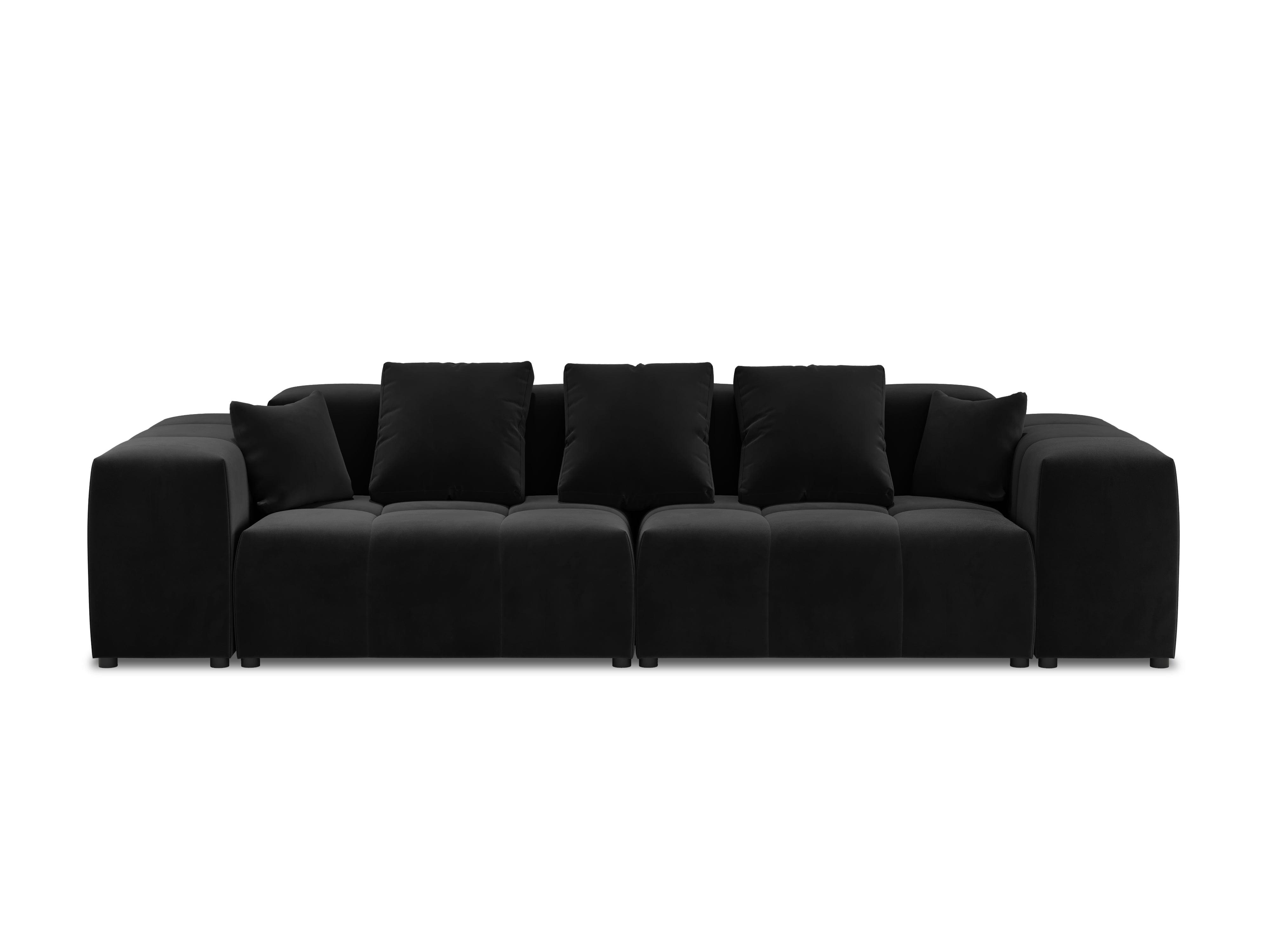 Sofa aksamitna ROME czarny Cosmopolitan Design Eye on Design