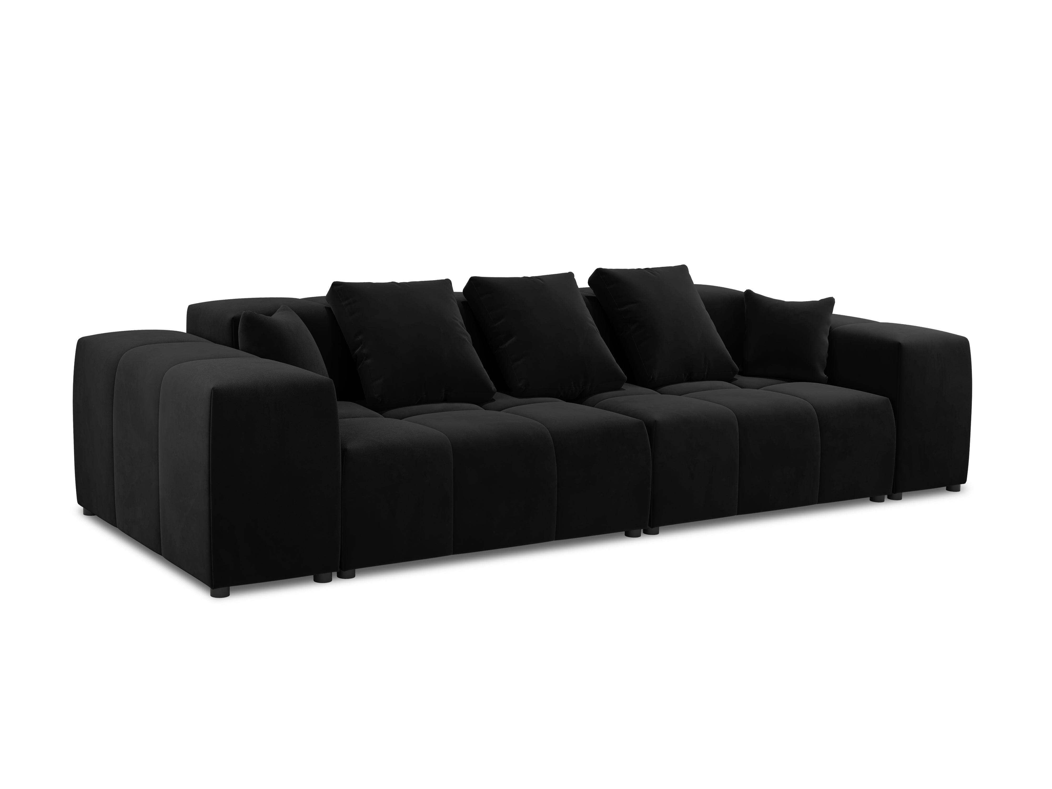 Sofa aksamitna ROME czarny Cosmopolitan Design Eye on Design