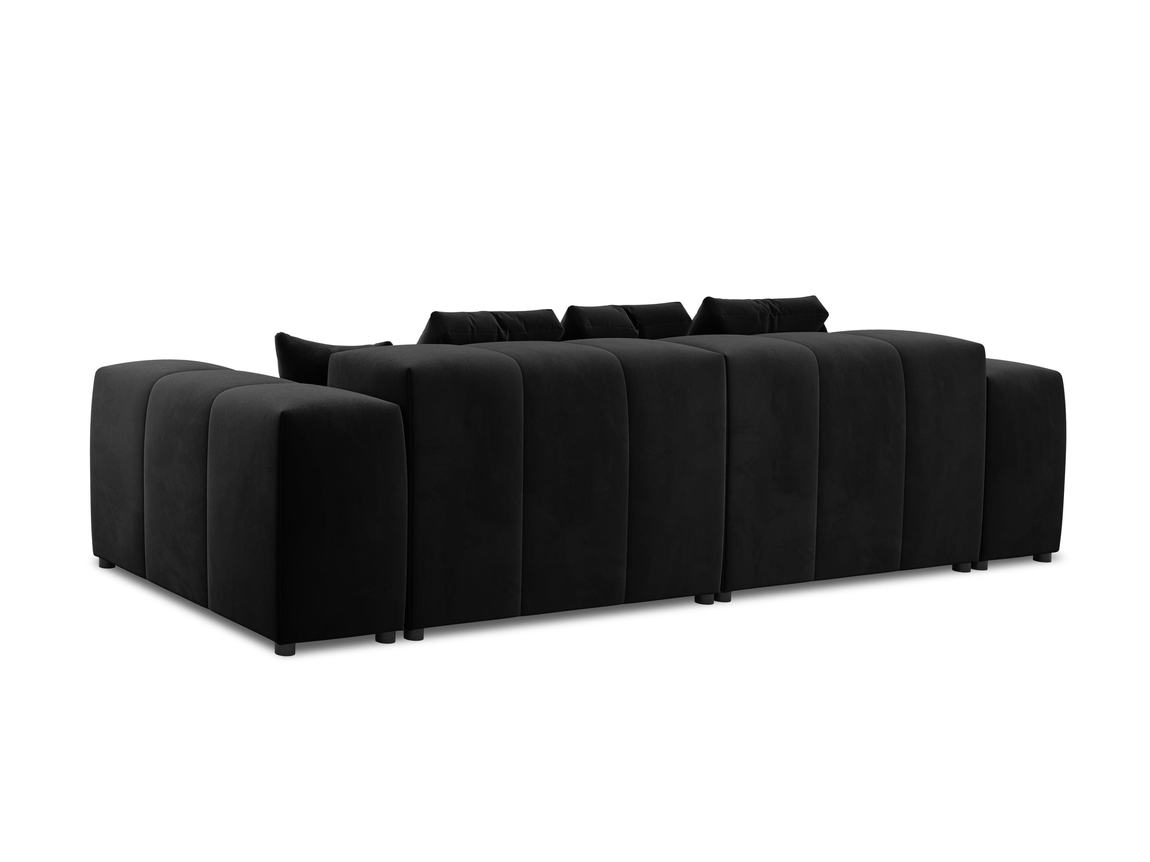 Sofa aksamitna ROME czarny Cosmopolitan Design Eye on Design