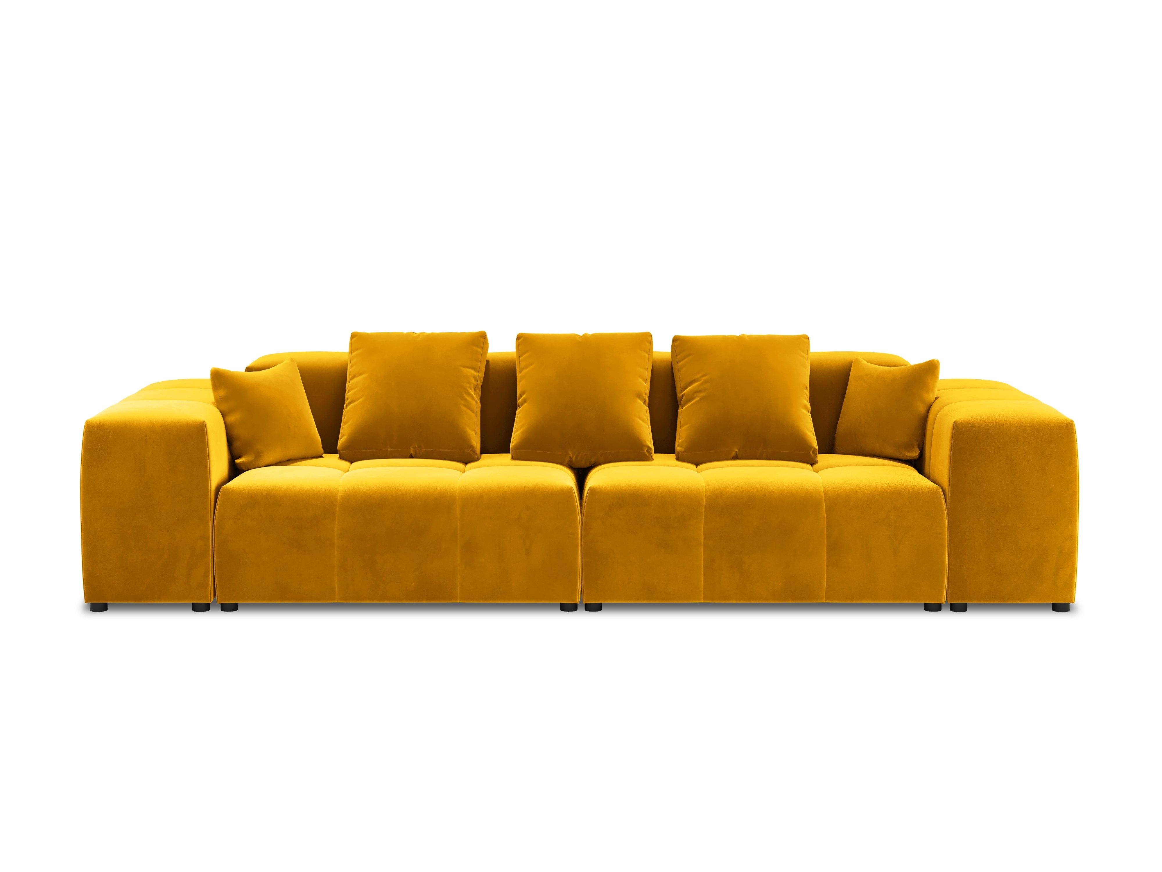 Sofa aksamitna ROME żółty Cosmopolitan Design Eye on Design