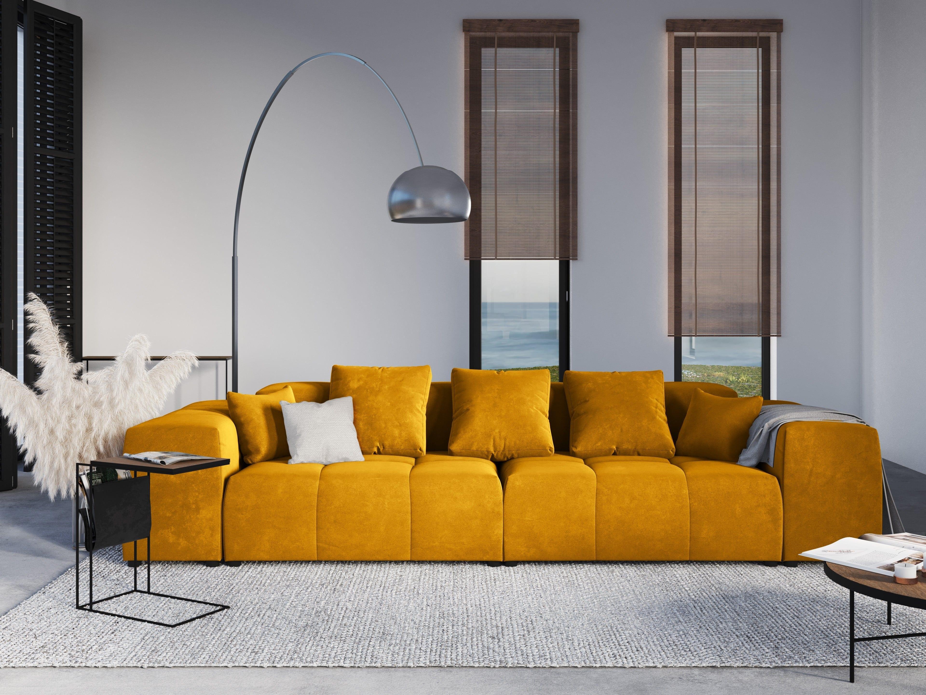 Sofa aksamitna ROME żółty Cosmopolitan Design Eye on Design
