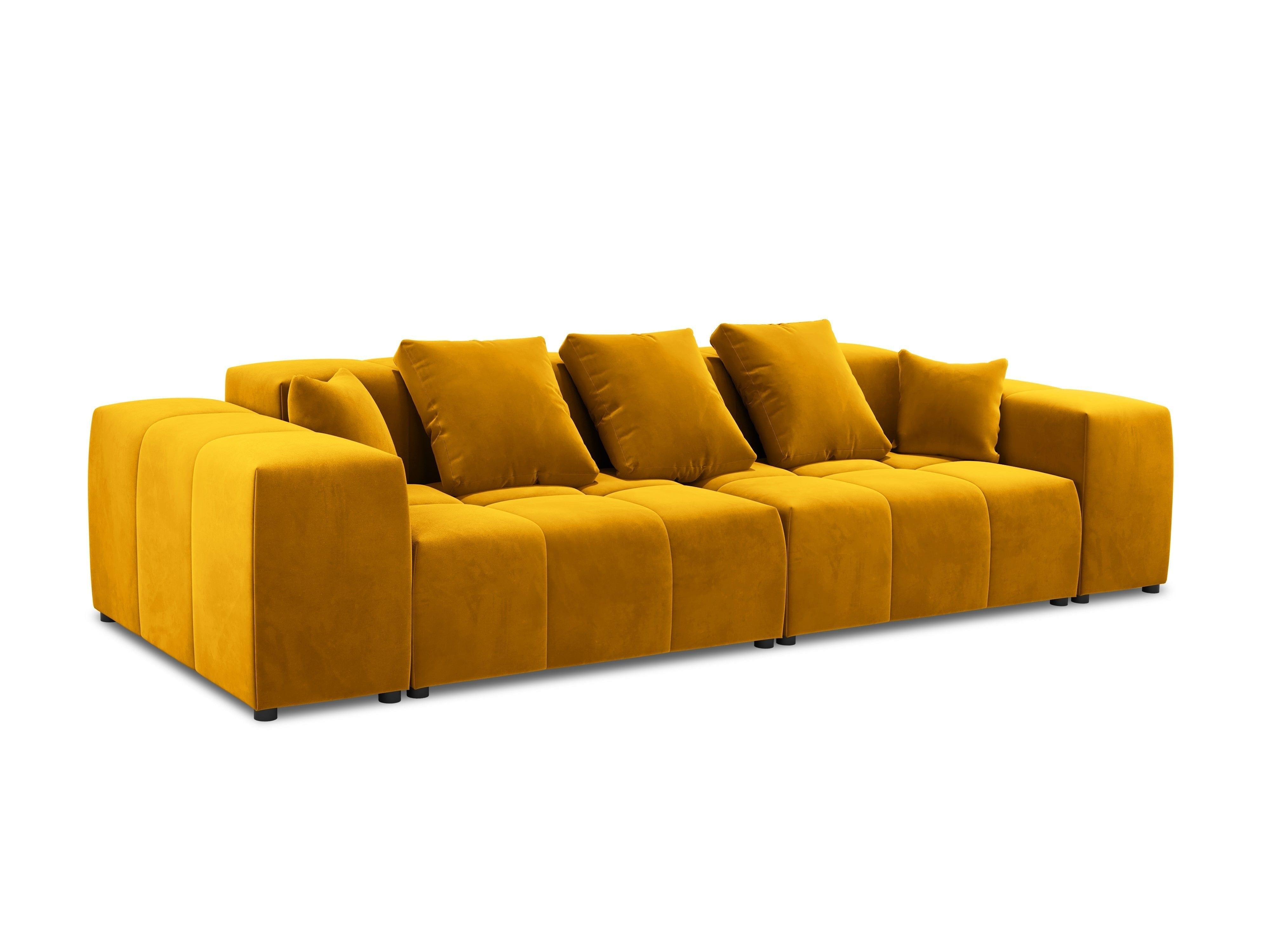 Sofa aksamitna ROME żółty Cosmopolitan Design Eye on Design