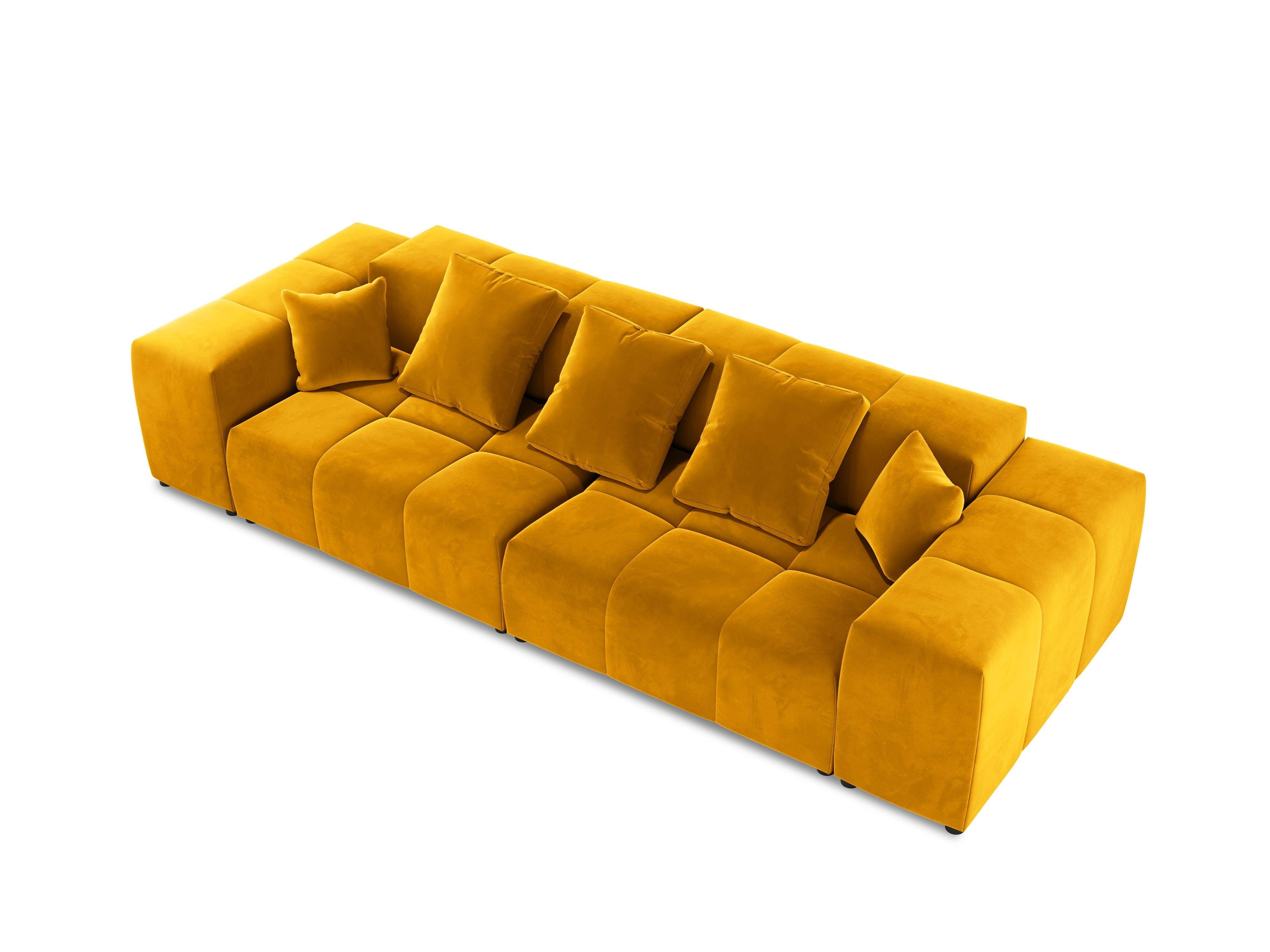 Sofa aksamitna ROME żółty Cosmopolitan Design Eye on Design