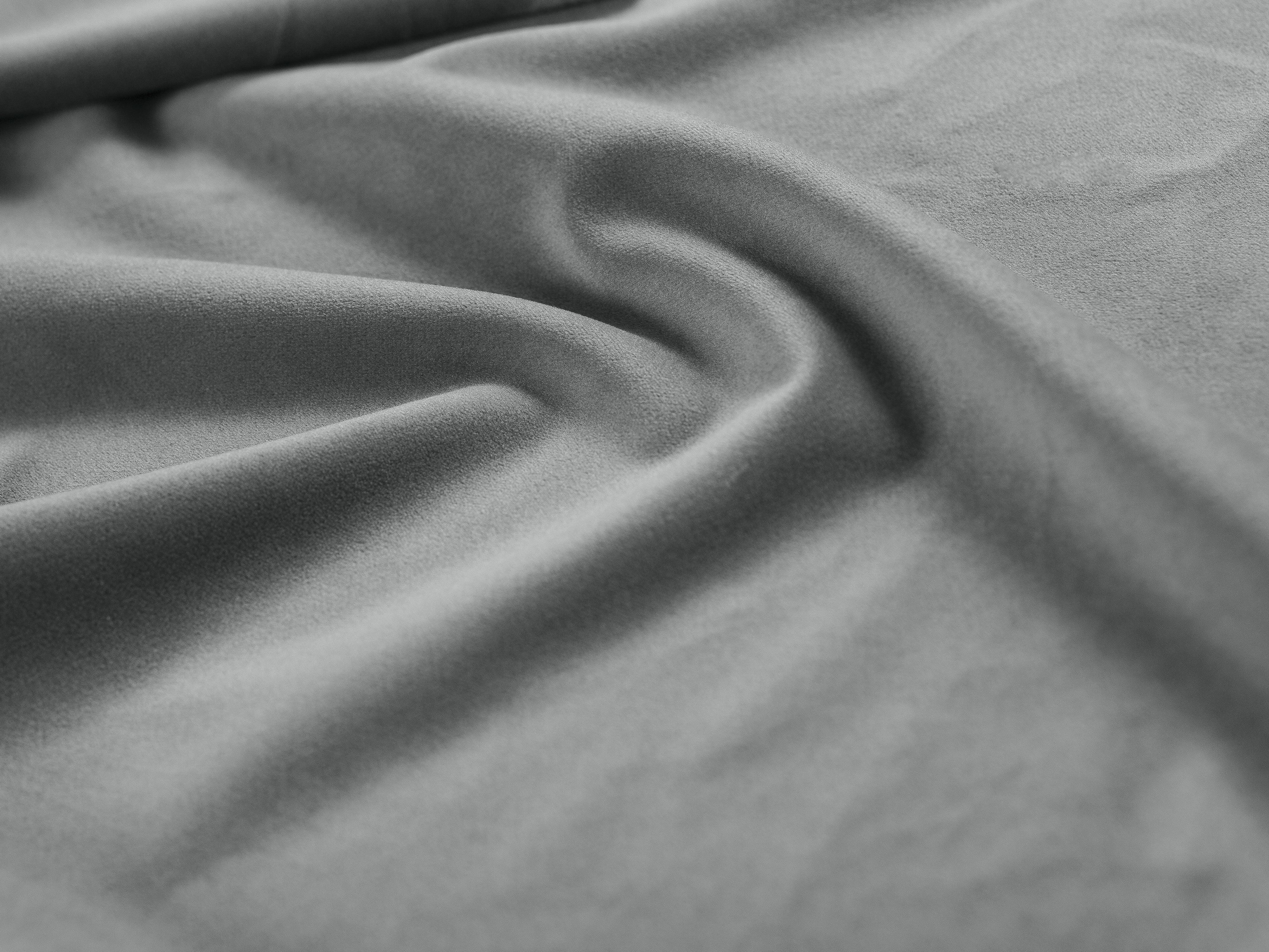 Sofa aksamitna z funkcją spania VERMONT szary Cosmopolitan Design Eye on Design