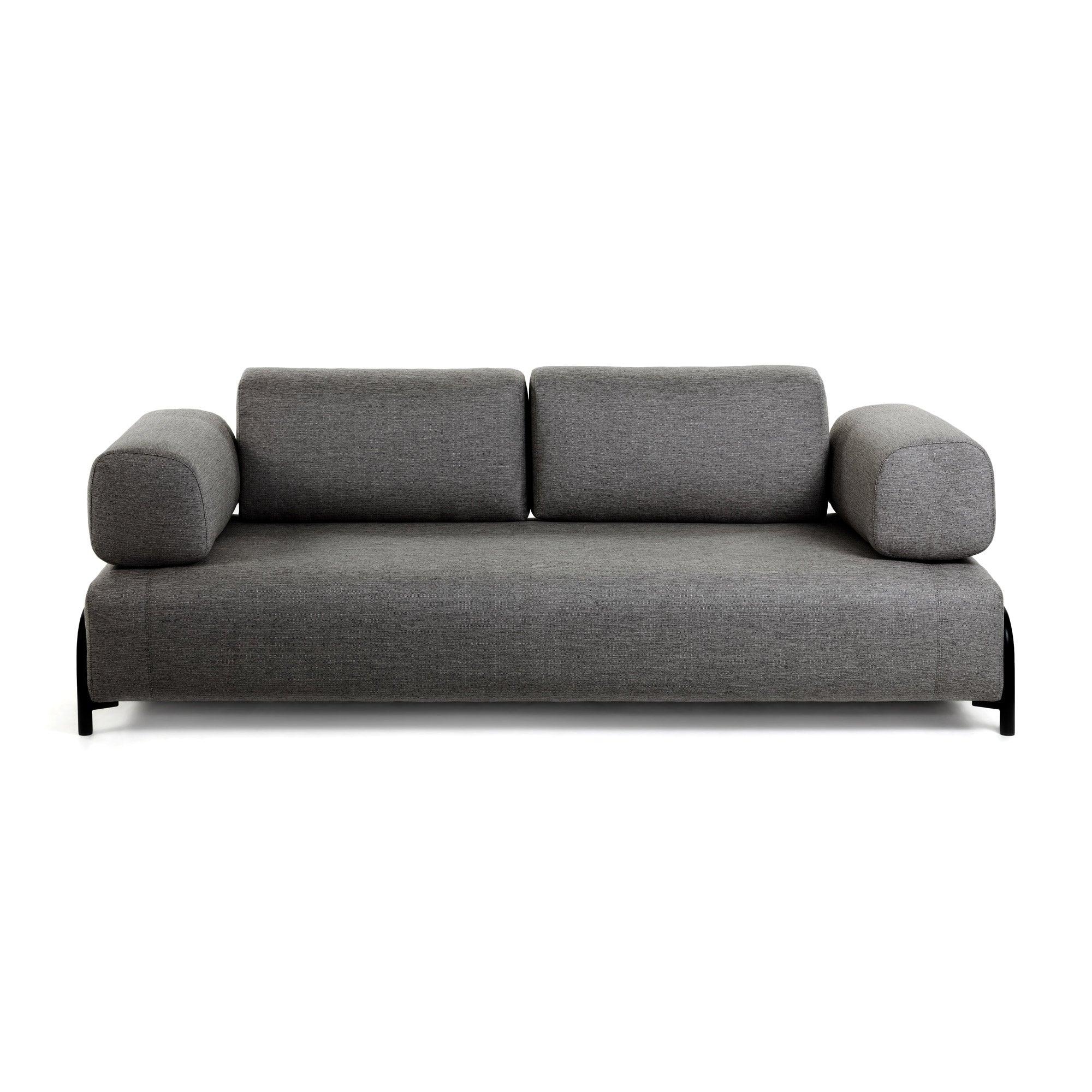 Sofa modułowa COMPO - podłokietnik ciemnoszary La Forma Eye on Design