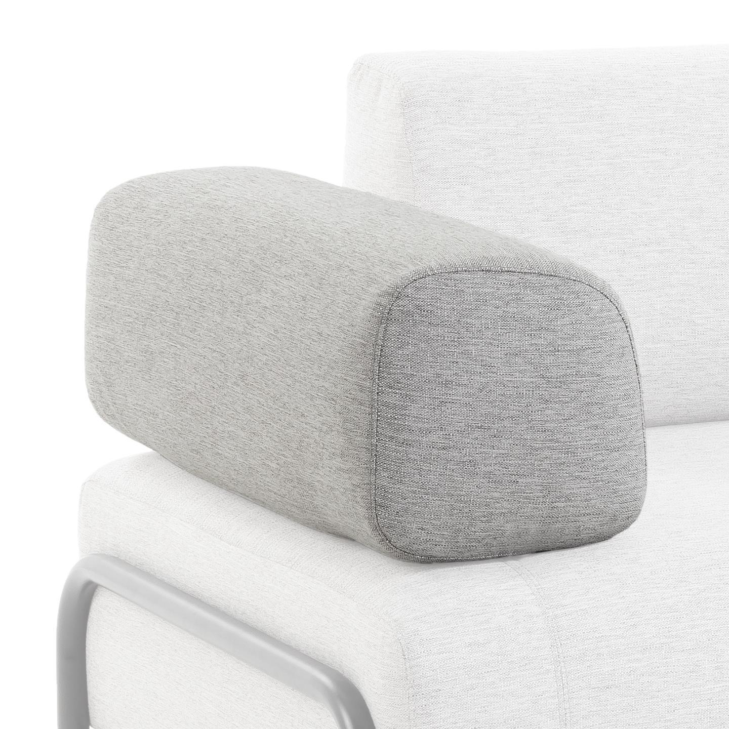 Sofa modułowa COMPO - podłokietnik jasnoszary La Forma Eye on Design