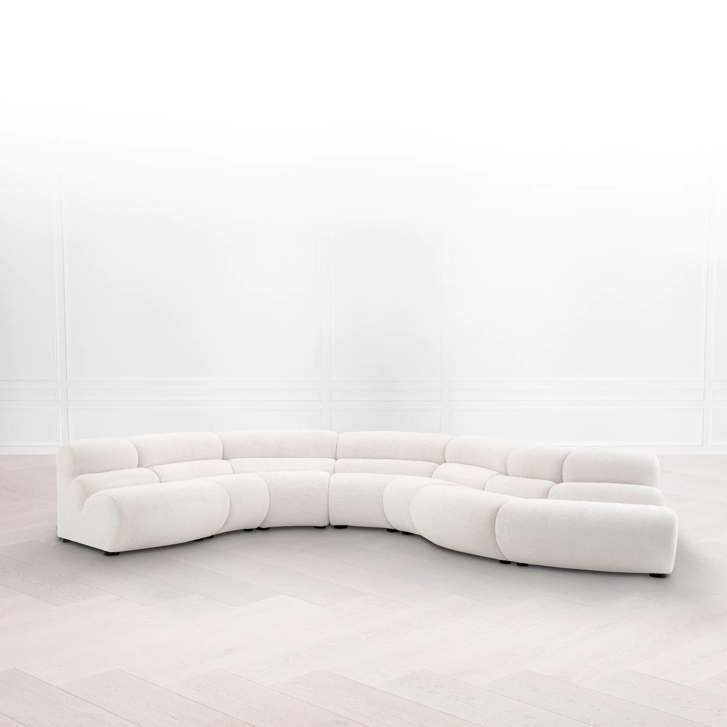 Sofa modułowa LINDAU - narożnik wewnętrzny biały Eichholtz Eye on Design
