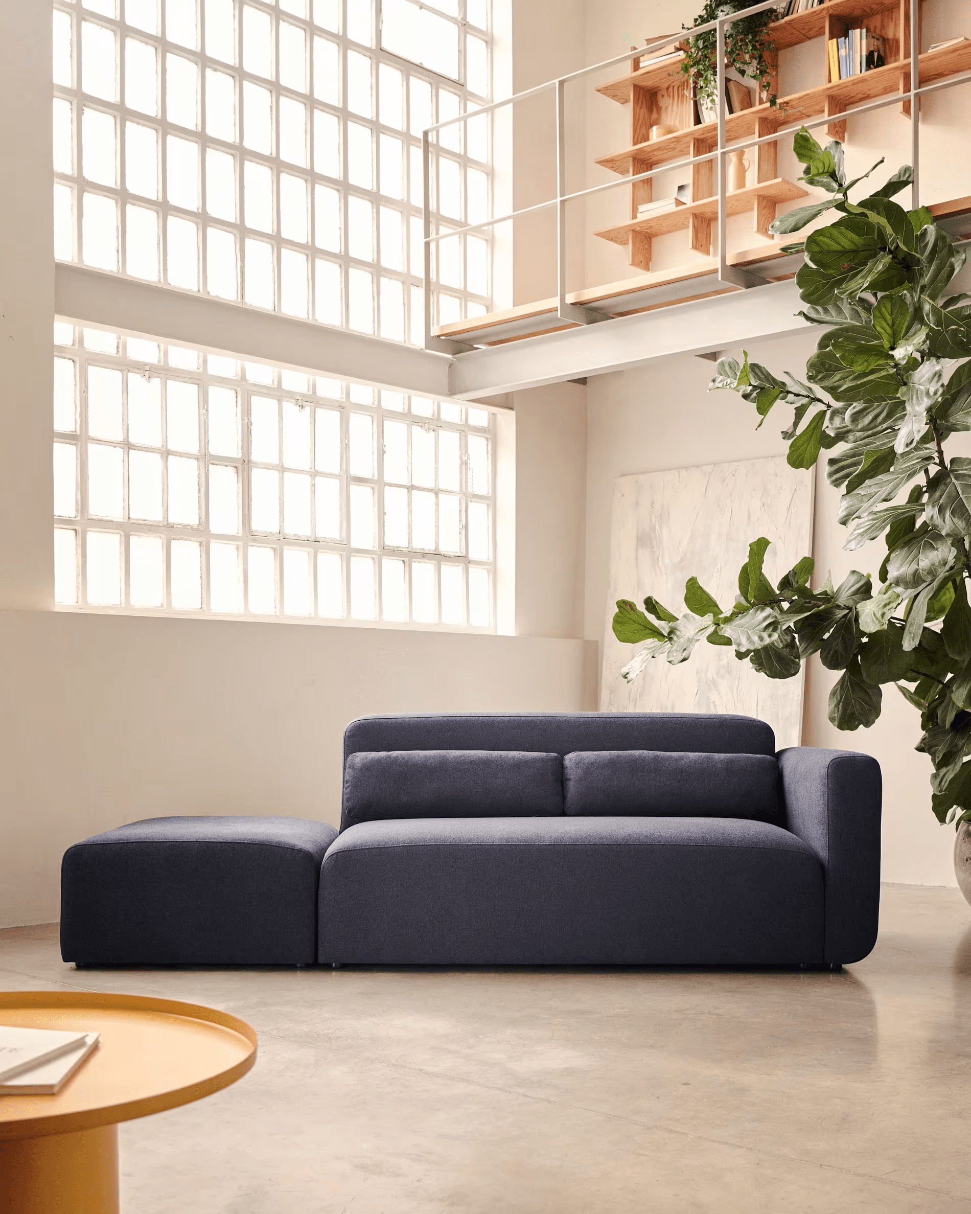 Sofa modułowa NEOM - puf niebieski La Forma Eye on Design