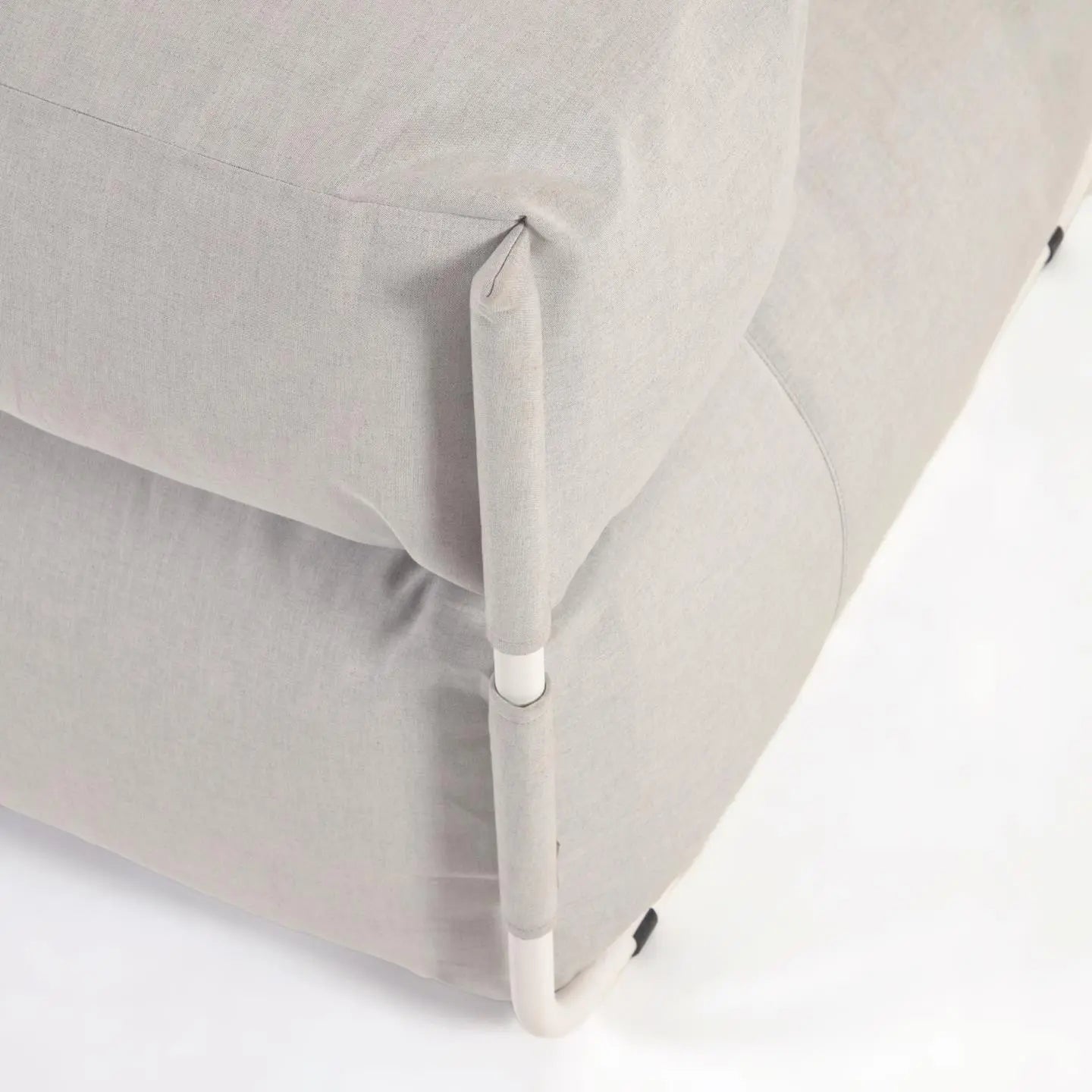 Sofa modułowa ogrodowa SQUARE - fotel jasnoszary – Kave Home