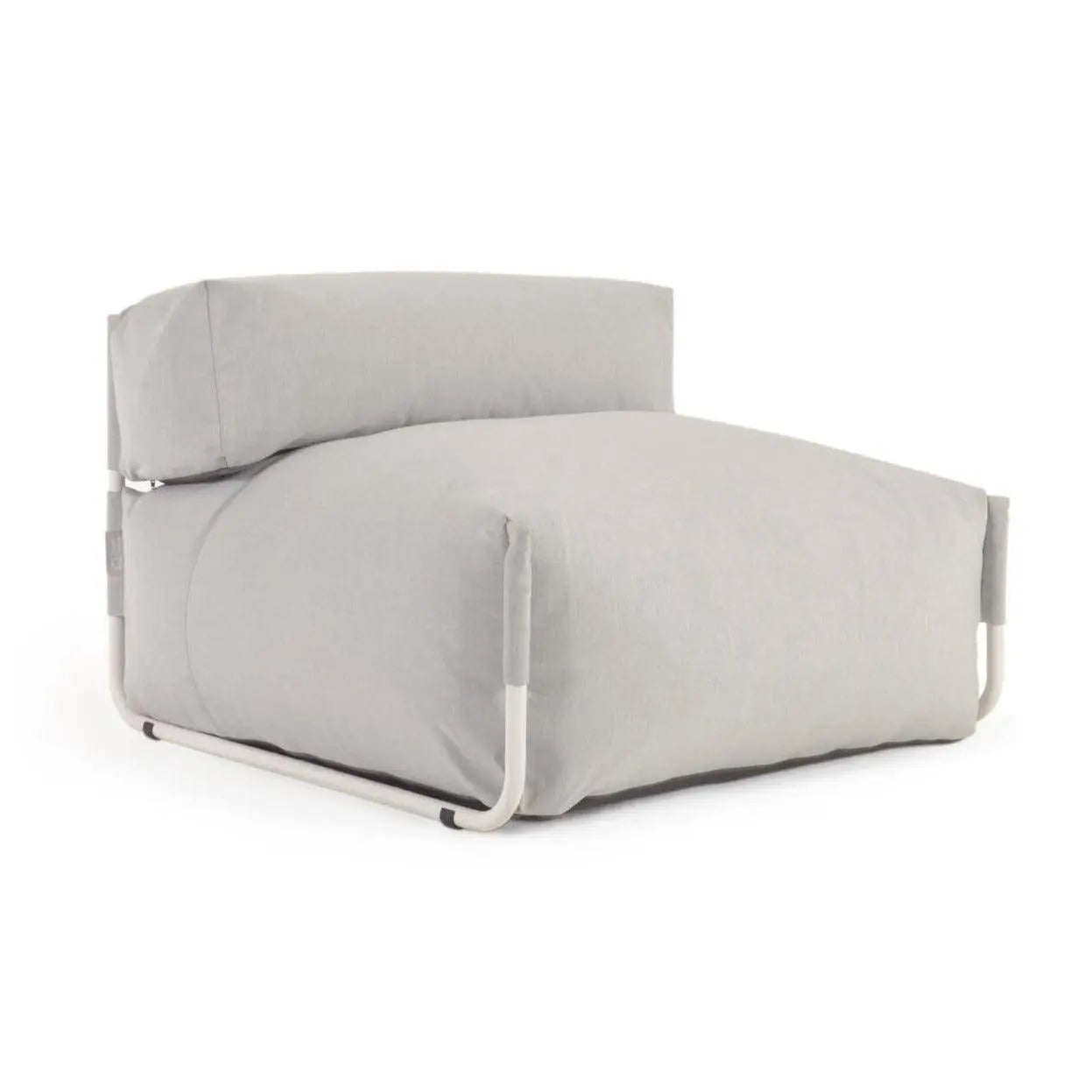 Sofa modułowa ogrodowa SQUARE - fotel jasnoszary – Kave Home