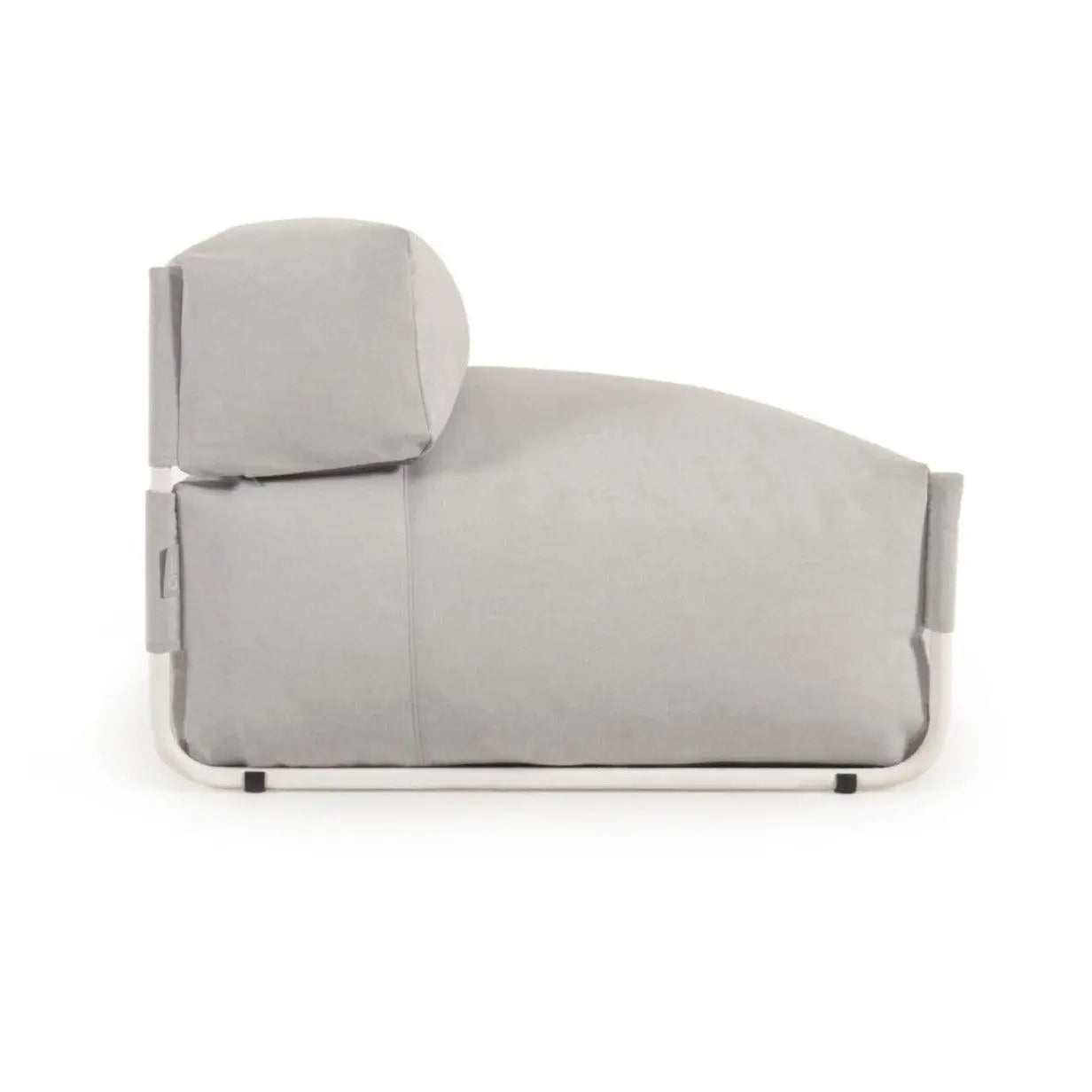 Sofa modułowa ogrodowa SQUARE - fotel jasnoszary – Kave Home
