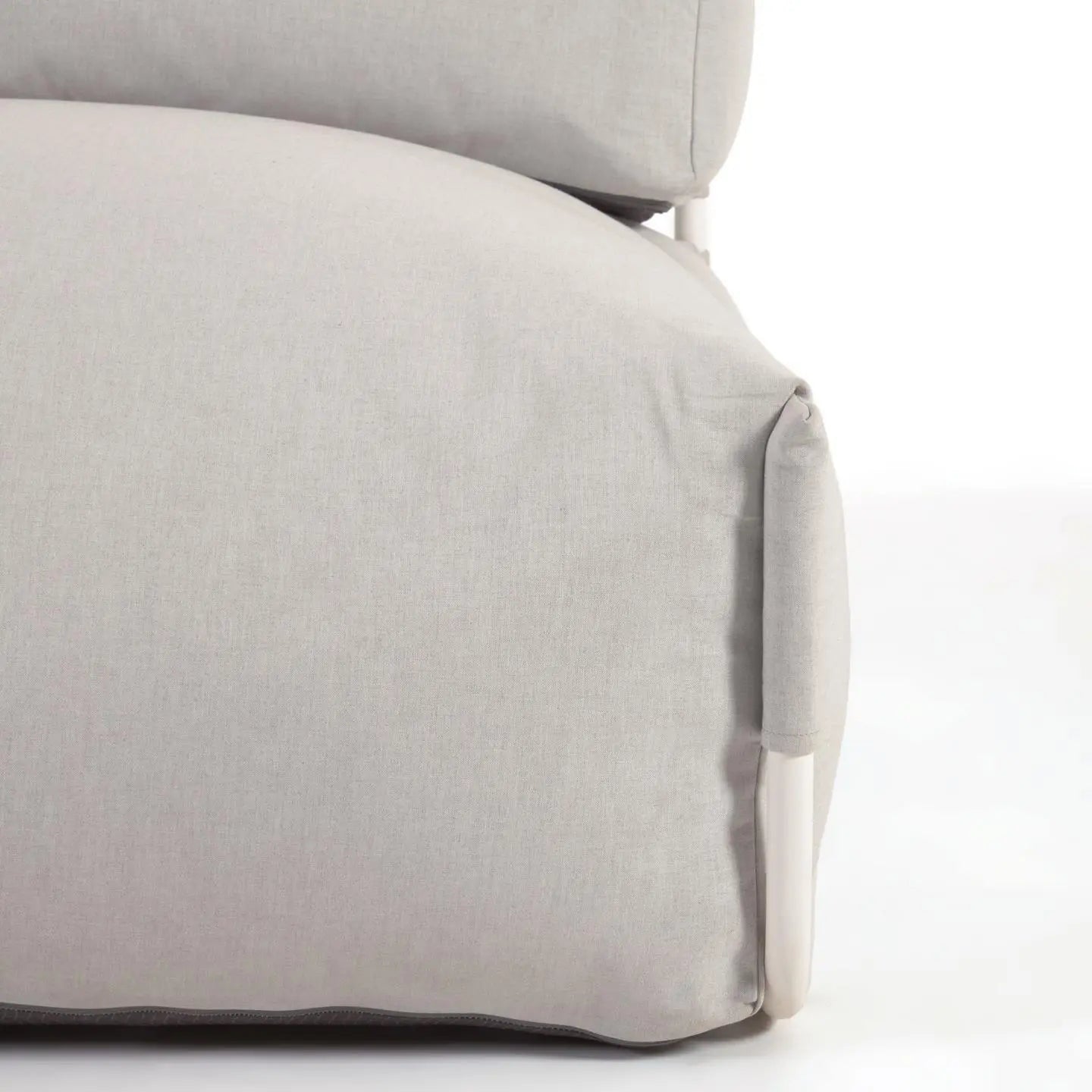 Sofa modułowa ogrodowa SQUARE - fotel jasnoszary – Kave Home