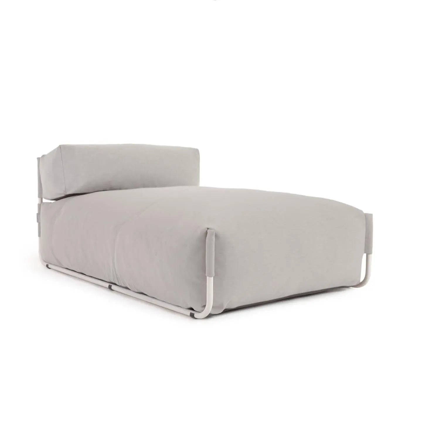 Sofa modułowa ogrodowa SQUARE - szezlong jasnoszary – Kave Home