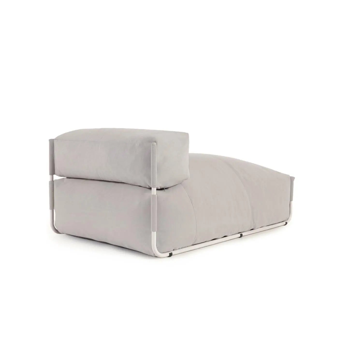 Sofa modułowa ogrodowa SQUARE - szezlong jasnoszary – Kave Home