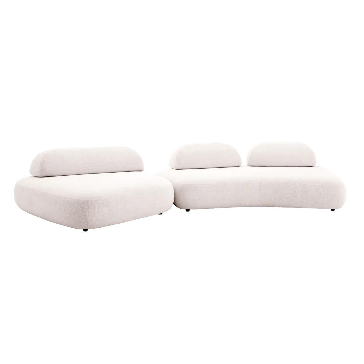 Sofa modułowa RESIDENZA złamana biel Eichholtz Eye on Design