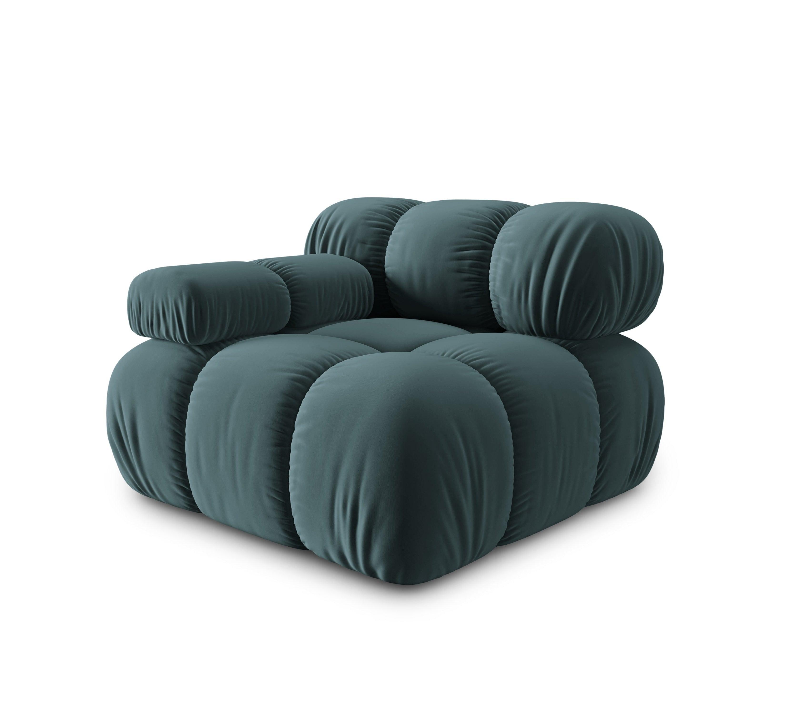 Sofa modułowa TROPEA - moduł lewostronny petrol Milo Casa Eye on Design