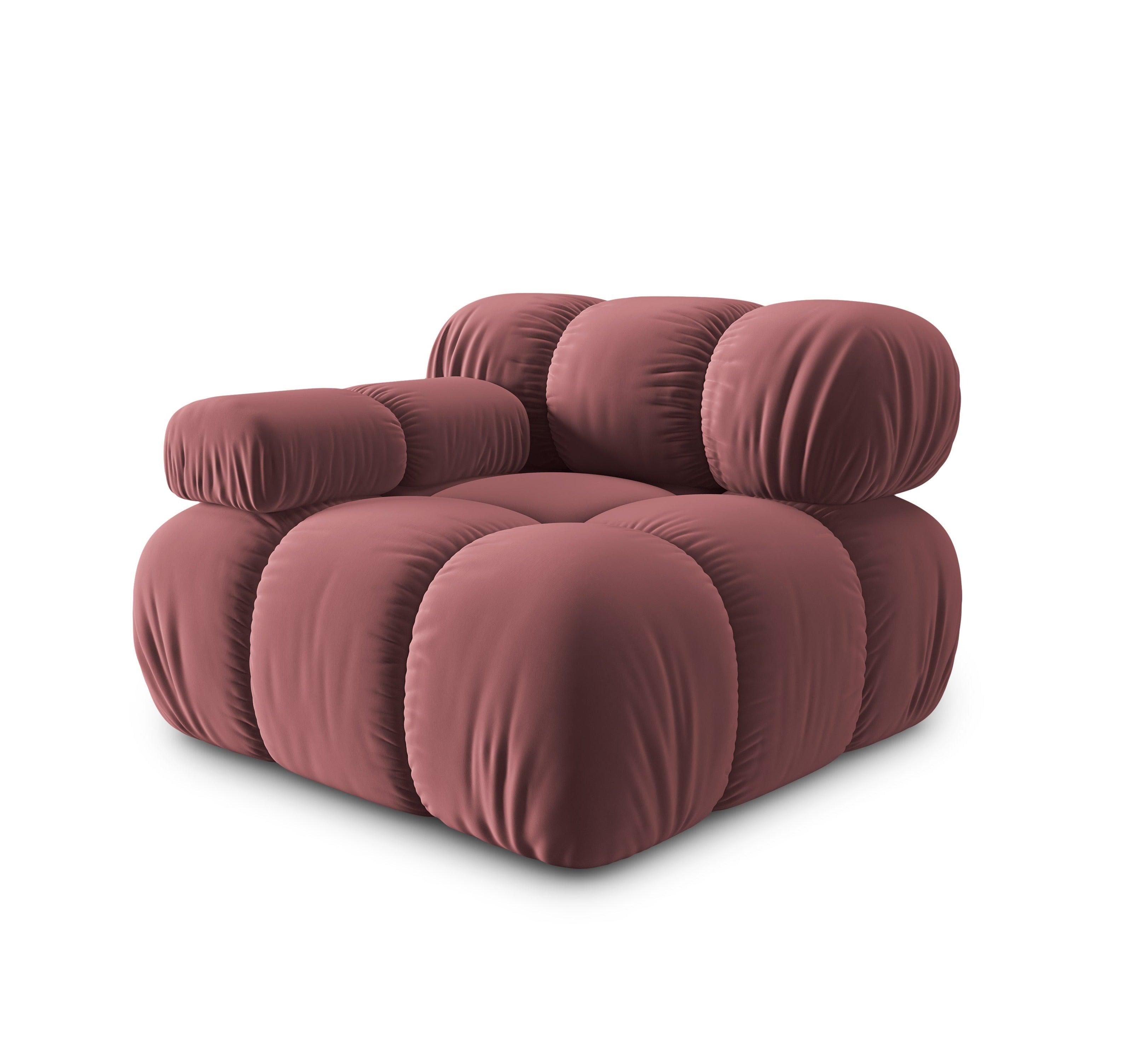 Sofa modułowa TROPEA - moduł lewostronny różowy Milo Casa Eye on Design
