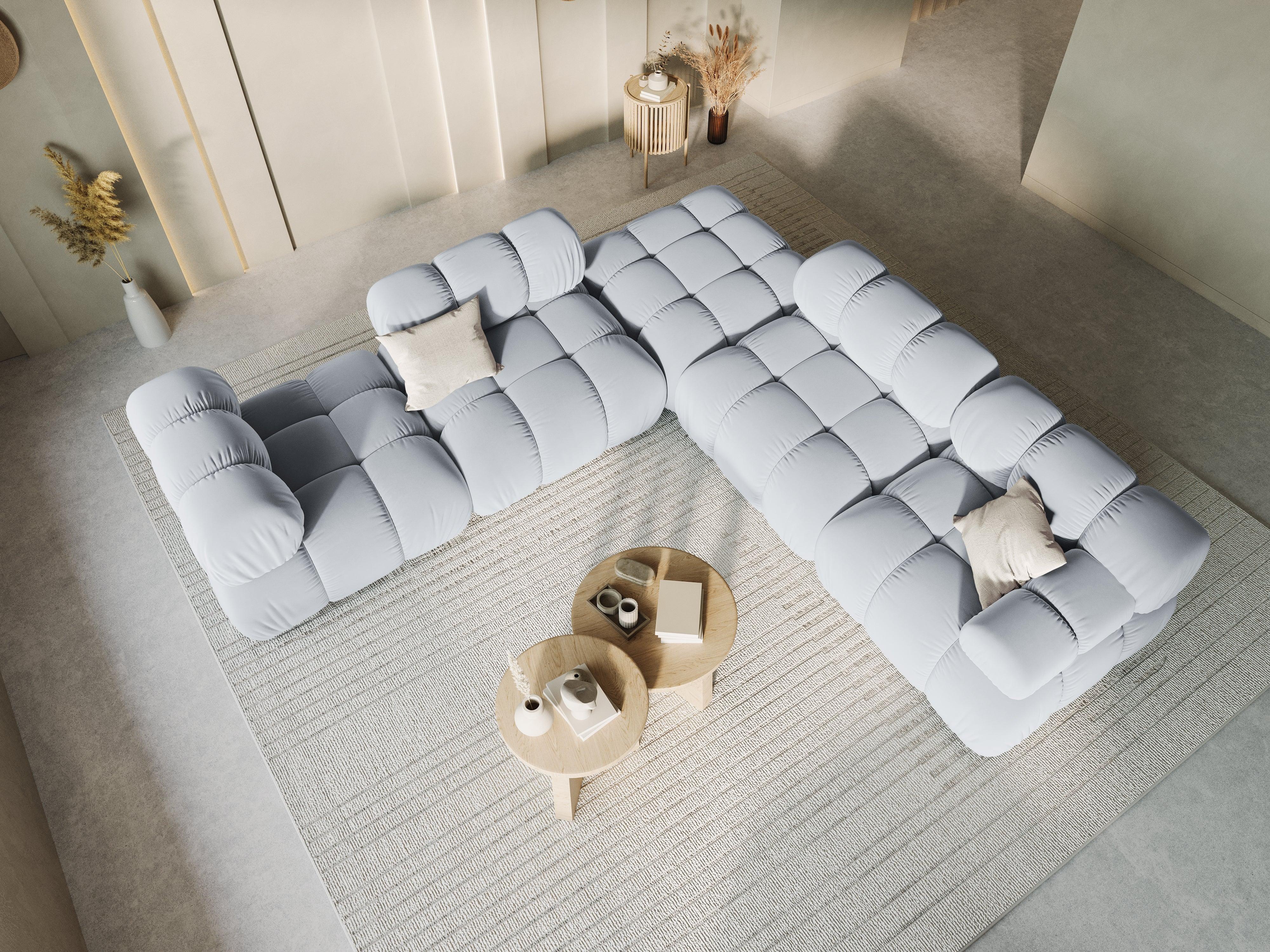 Sofa modułowa TROPEA - moduł prawostronny jasnoniebieski Milo Casa Eye on Design