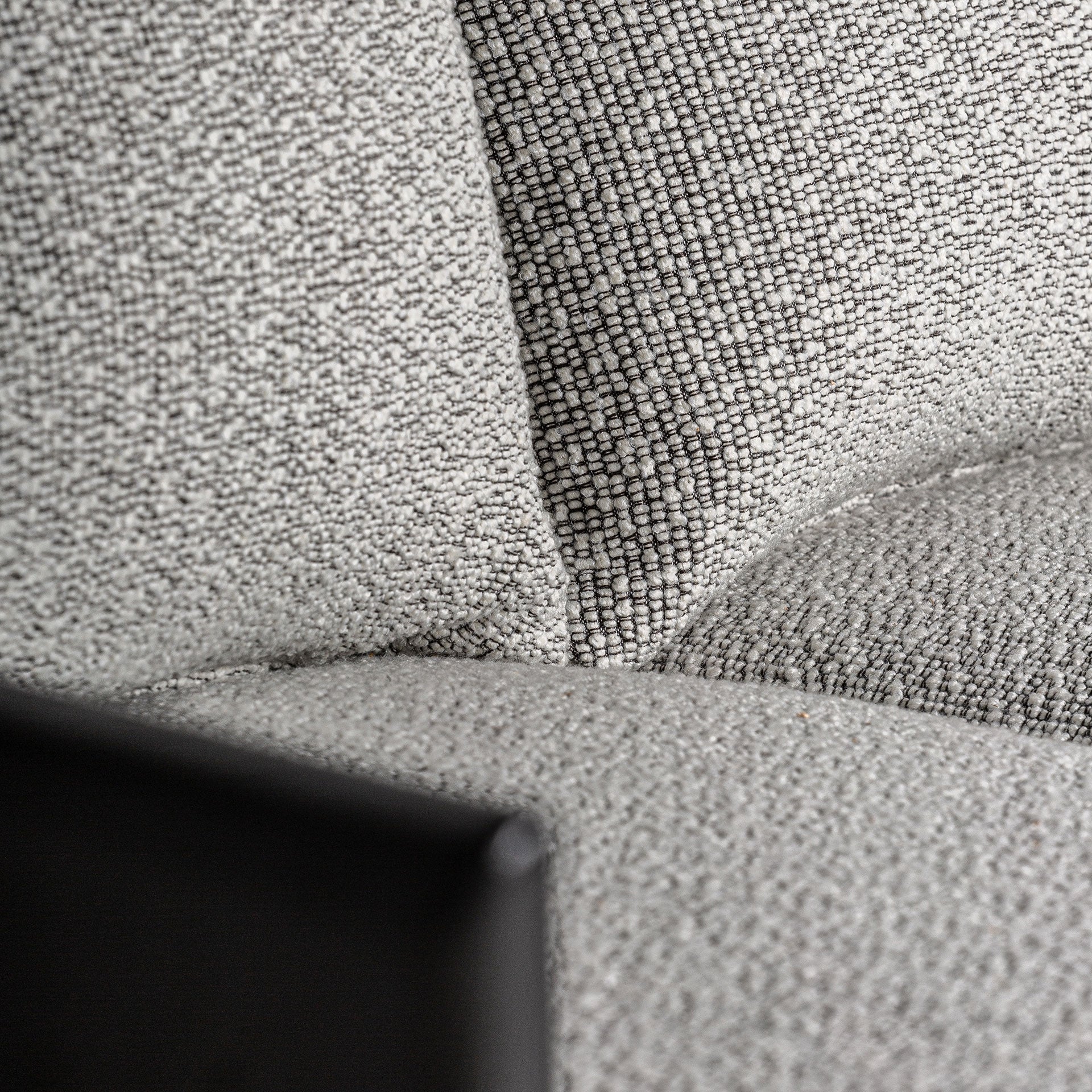 NARA Sofa in Gray with Black Oak Base