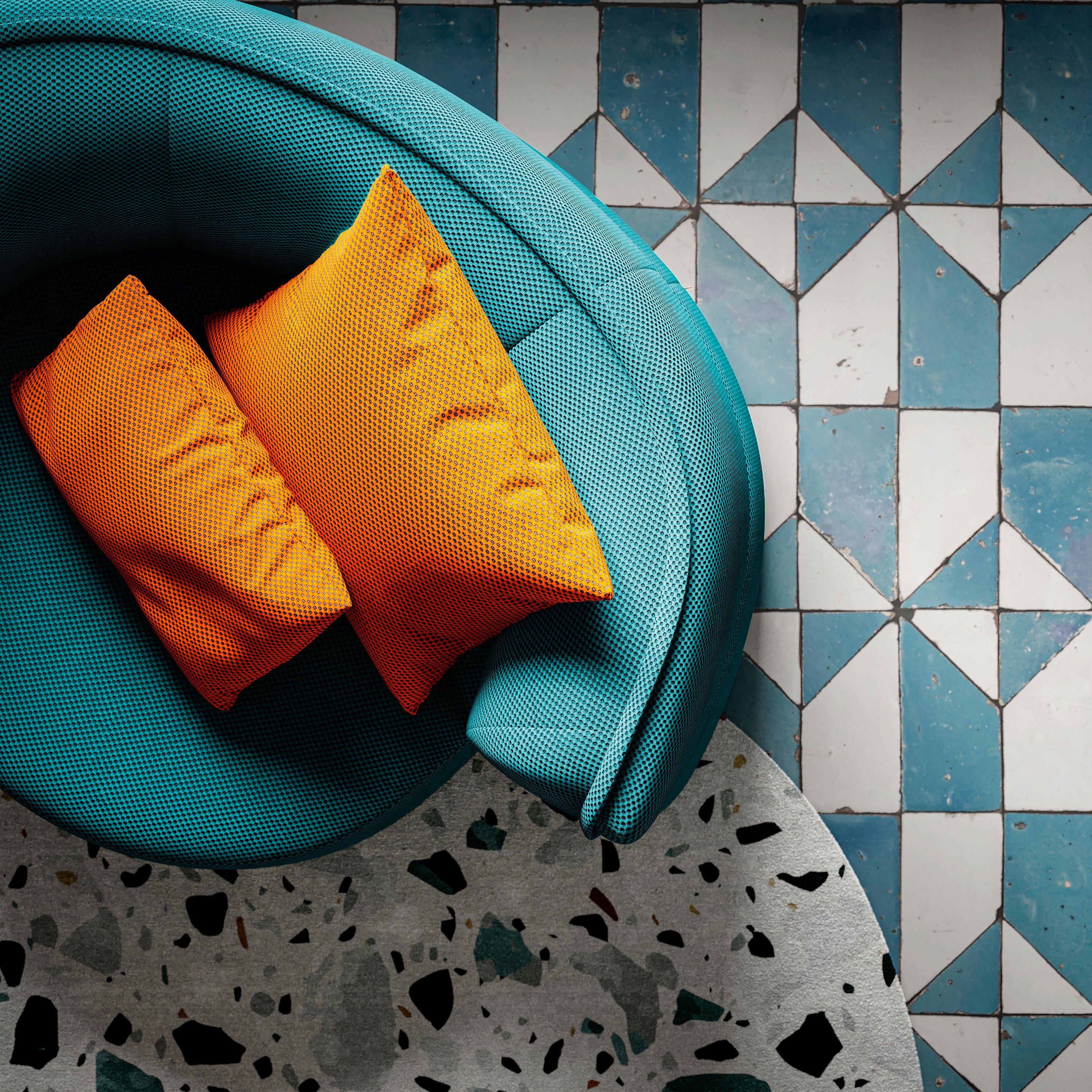 Sofa rozkładana SOFT ISLAND granatowy Liu Jo Living Eye on Design