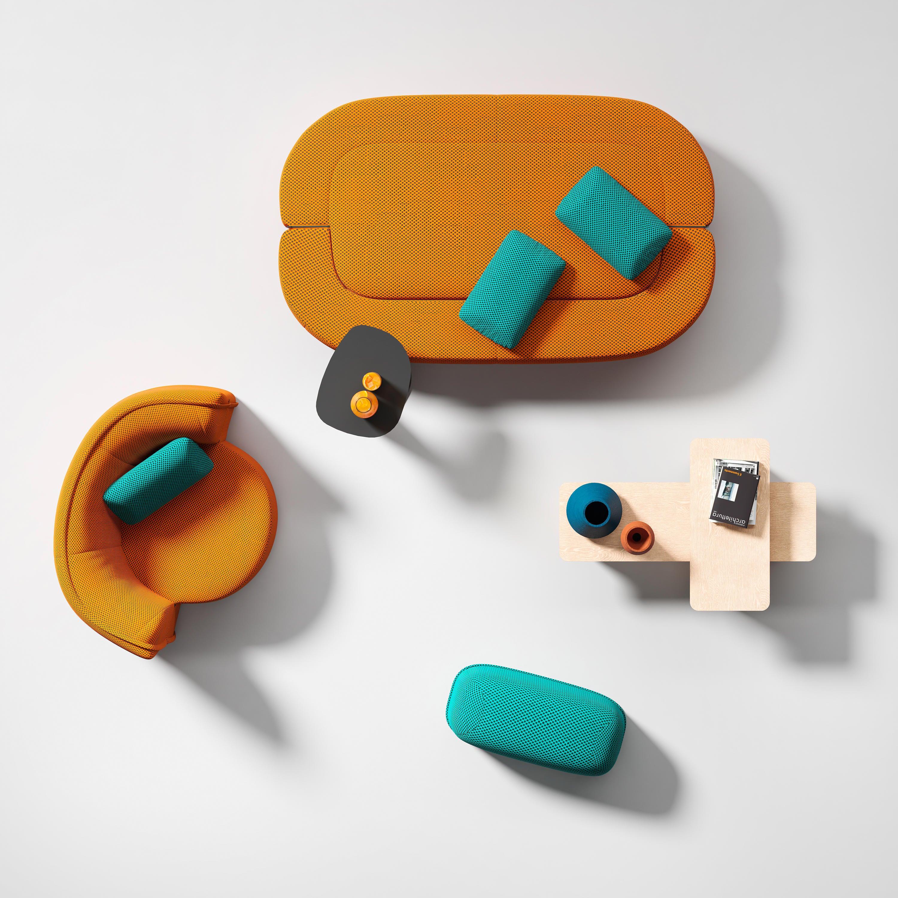 Sofa rozkładana SOFT ISLAND granatowy Liu Jo Living Eye on Design