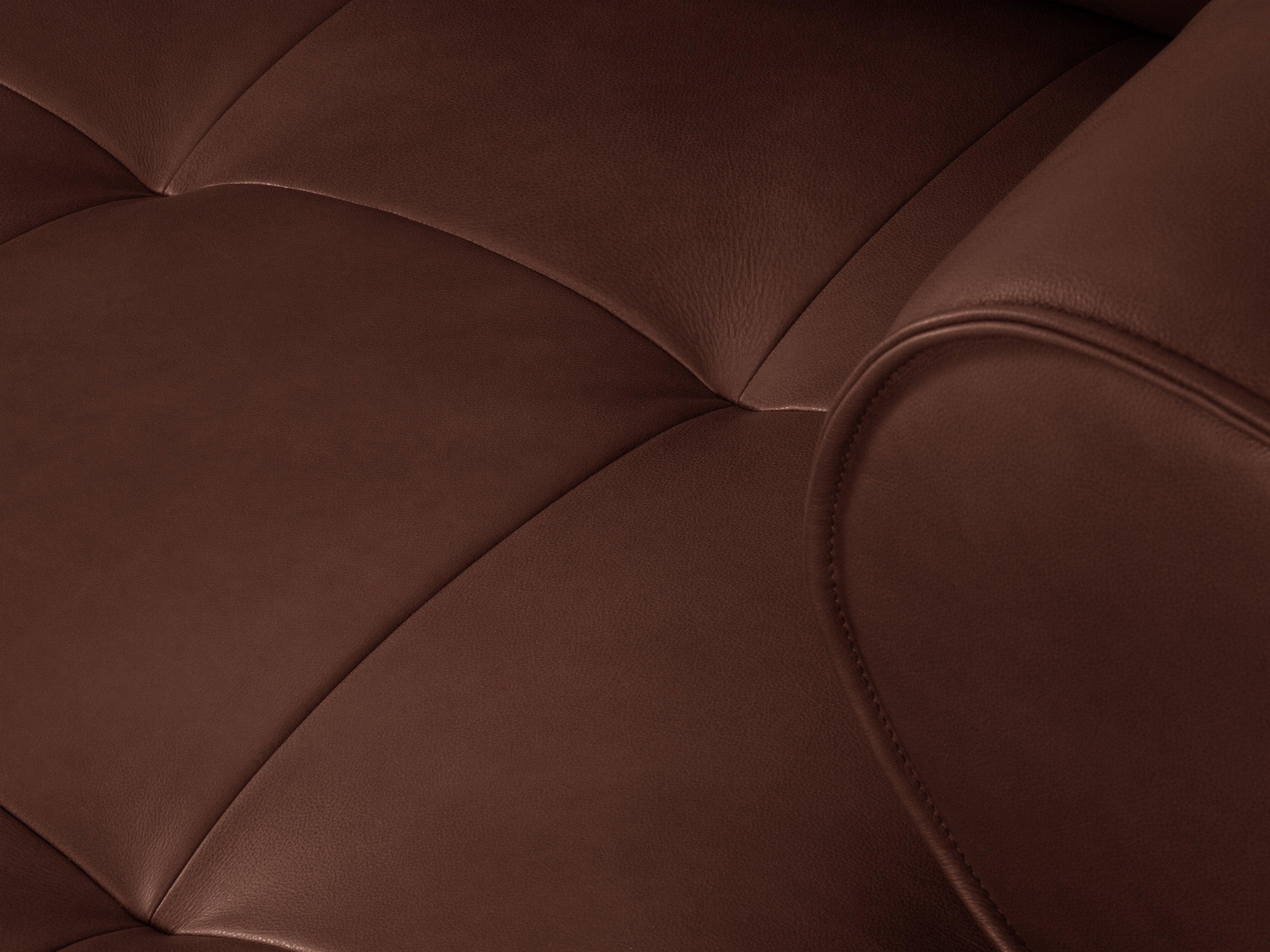 Sofa skórzana 4-osobowa LILY brązowy Maison Heritage Eye on Design