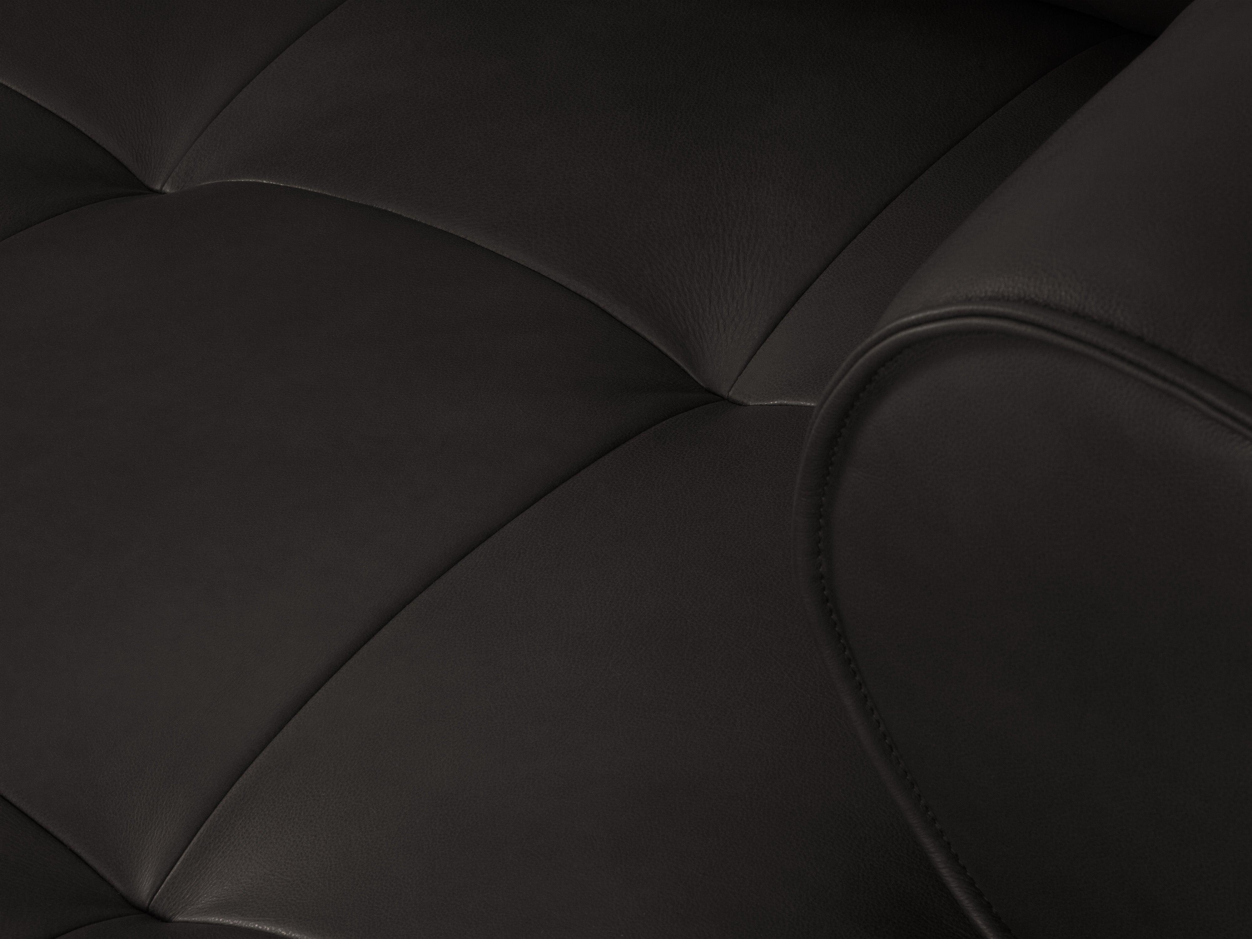 Sofa skórzana 4-osobowa LILY czarny Maison Heritage Eye on Design