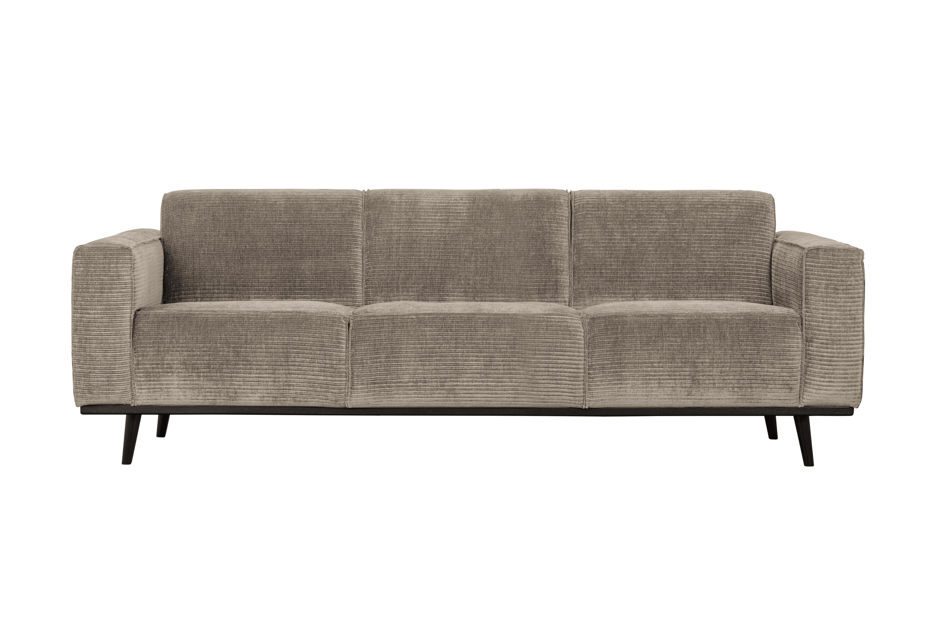 Sofa sztruksowa 3-osobowa STATEMENT beżowy Be Pure Eye on Design