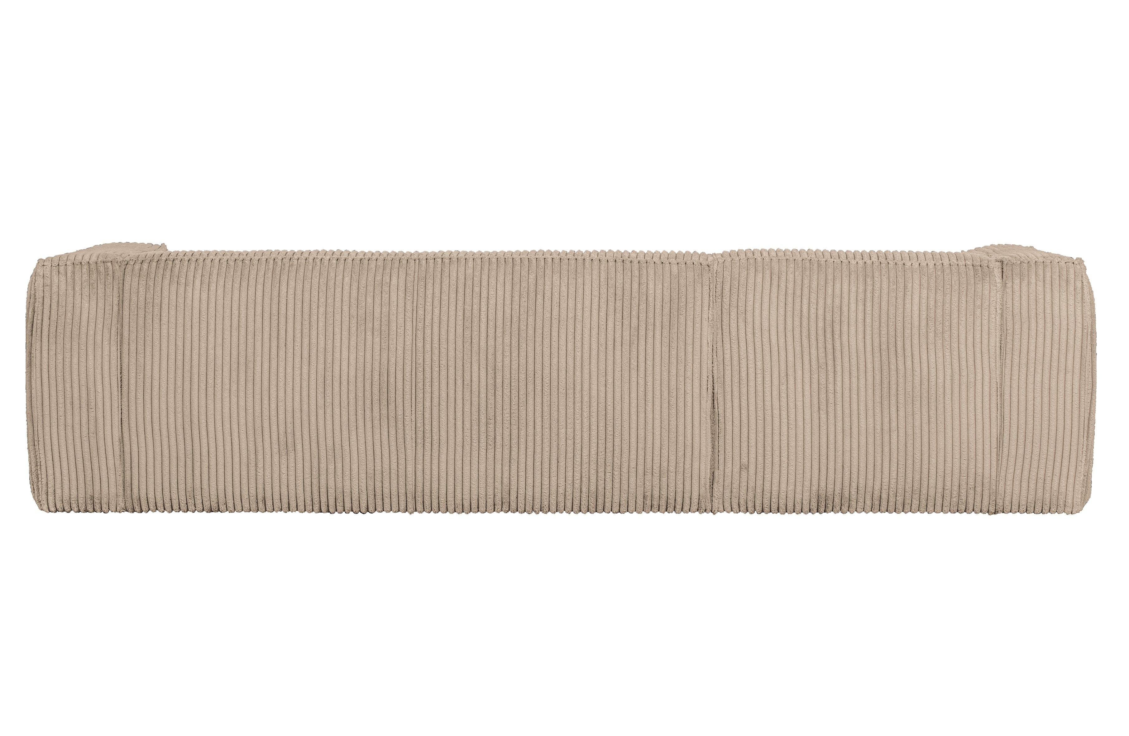 Sofa sztruksowa BEAN RIB beżowy Woood Exclusive Eye on Design