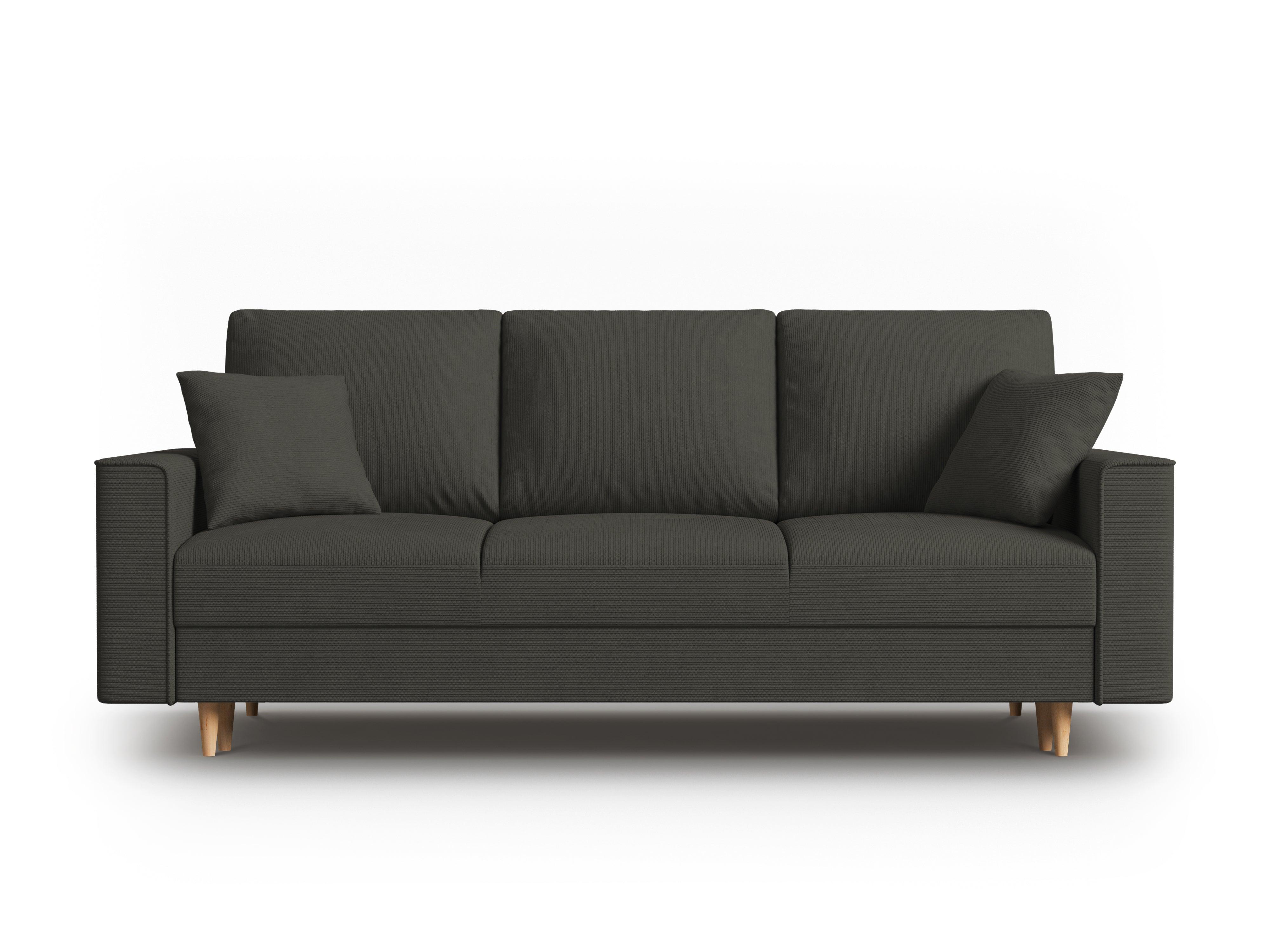 Sofa sztruksowa z funkcją spania CARTADERA czarny Mazzini Sofas Eye on Design