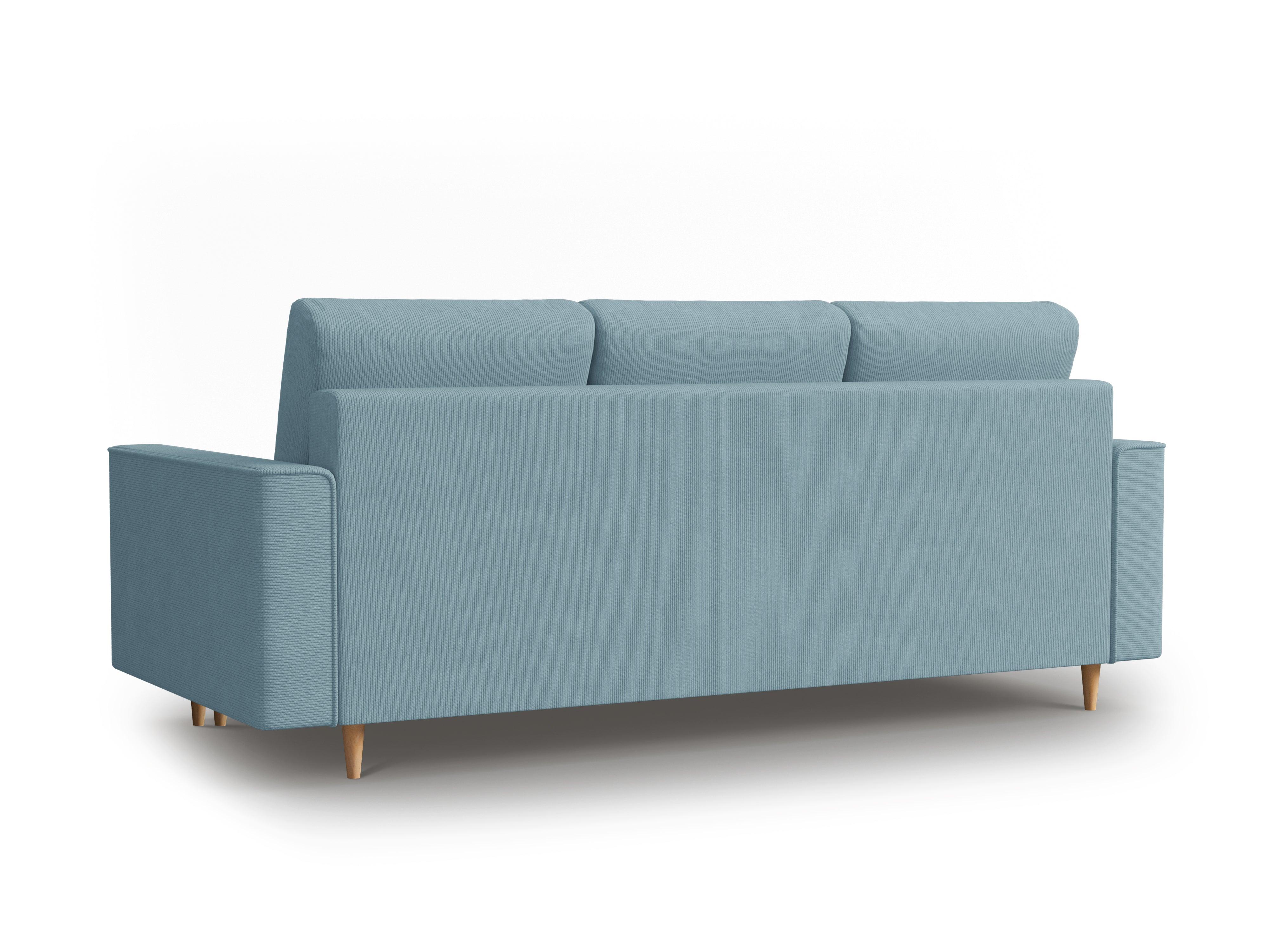 Sofa sztruksowa z funkcją spania CARTADERA niebieski Mazzini Sofas Eye on Design