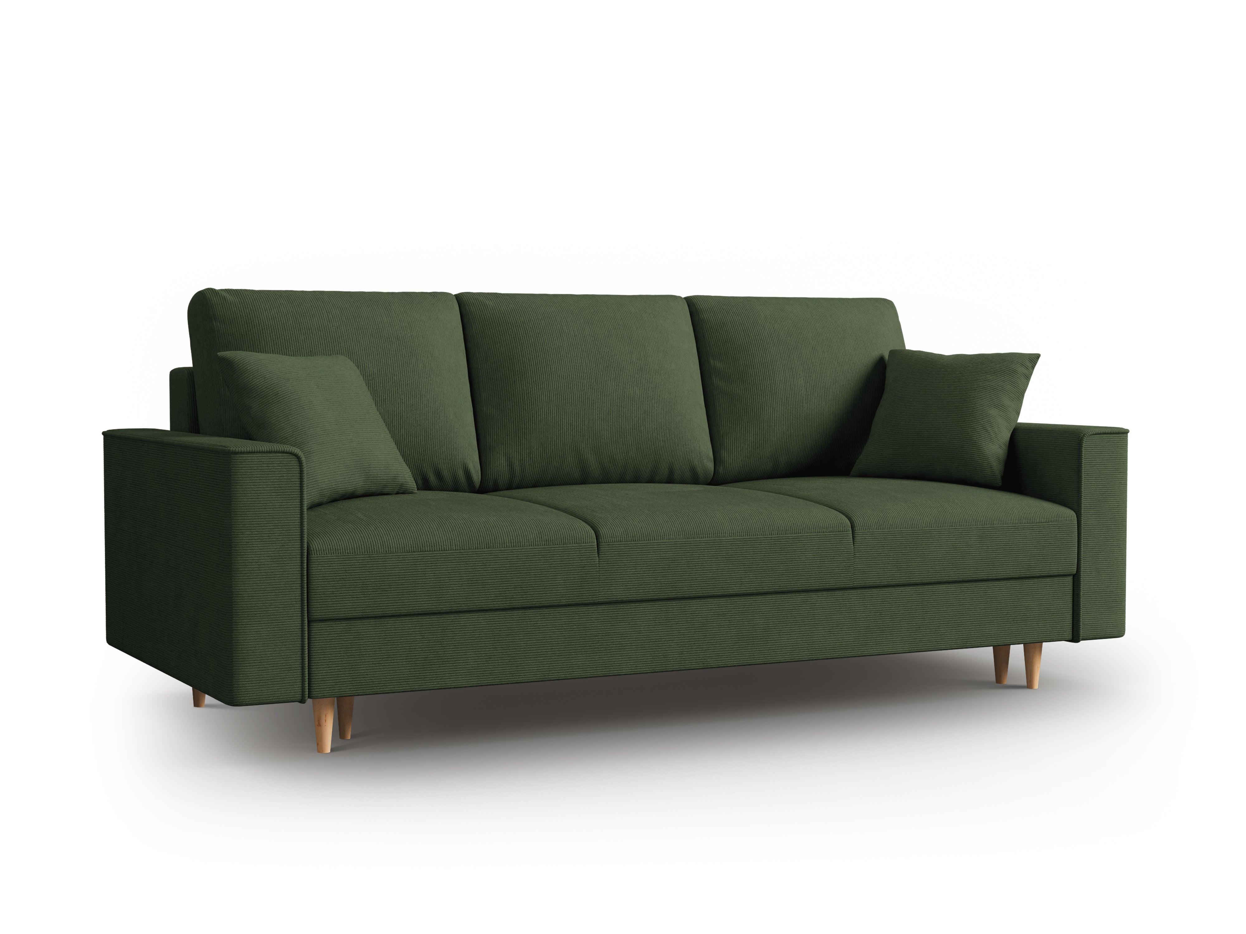Sofa sztruksowa z funkcją spania CARTADERA zielony Mazzini Sofas Eye on Design