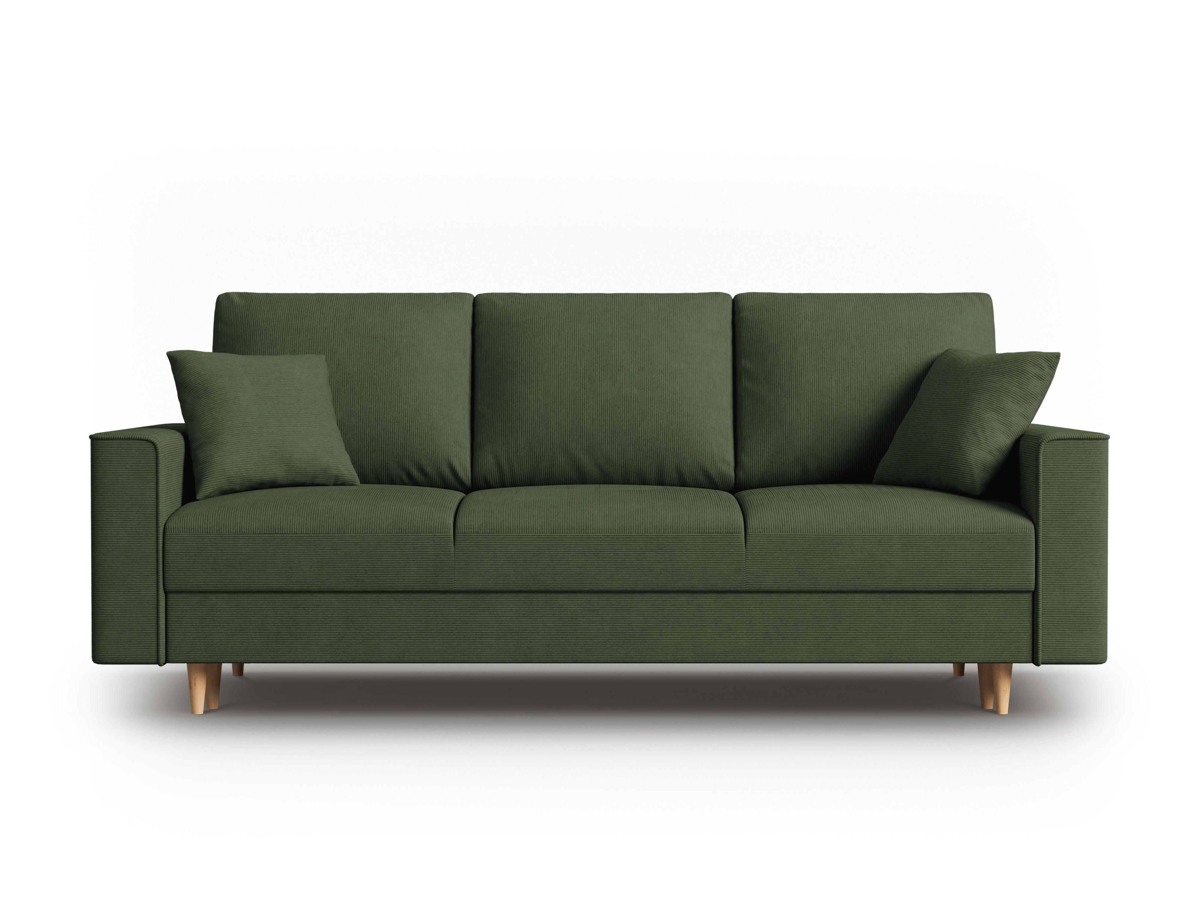 Sofa sztruksowa z funkcją spania CARTADERA zielony Mazzini Sofas Eye on Design