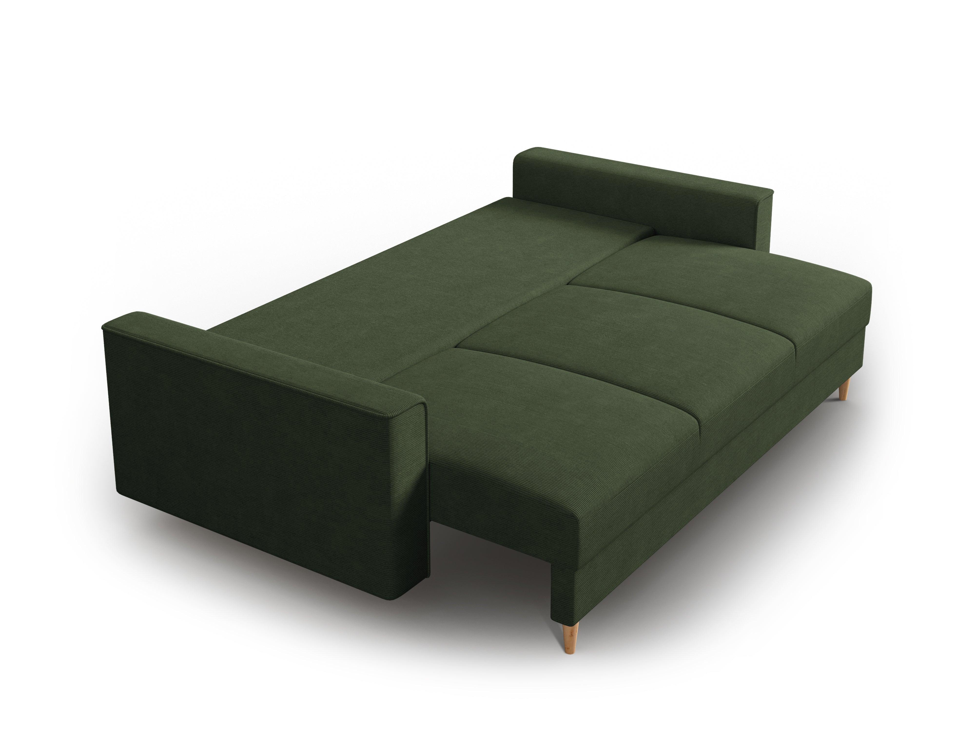 Sofa sztruksowa z funkcją spania CARTADERA zielony Mazzini Sofas Eye on Design