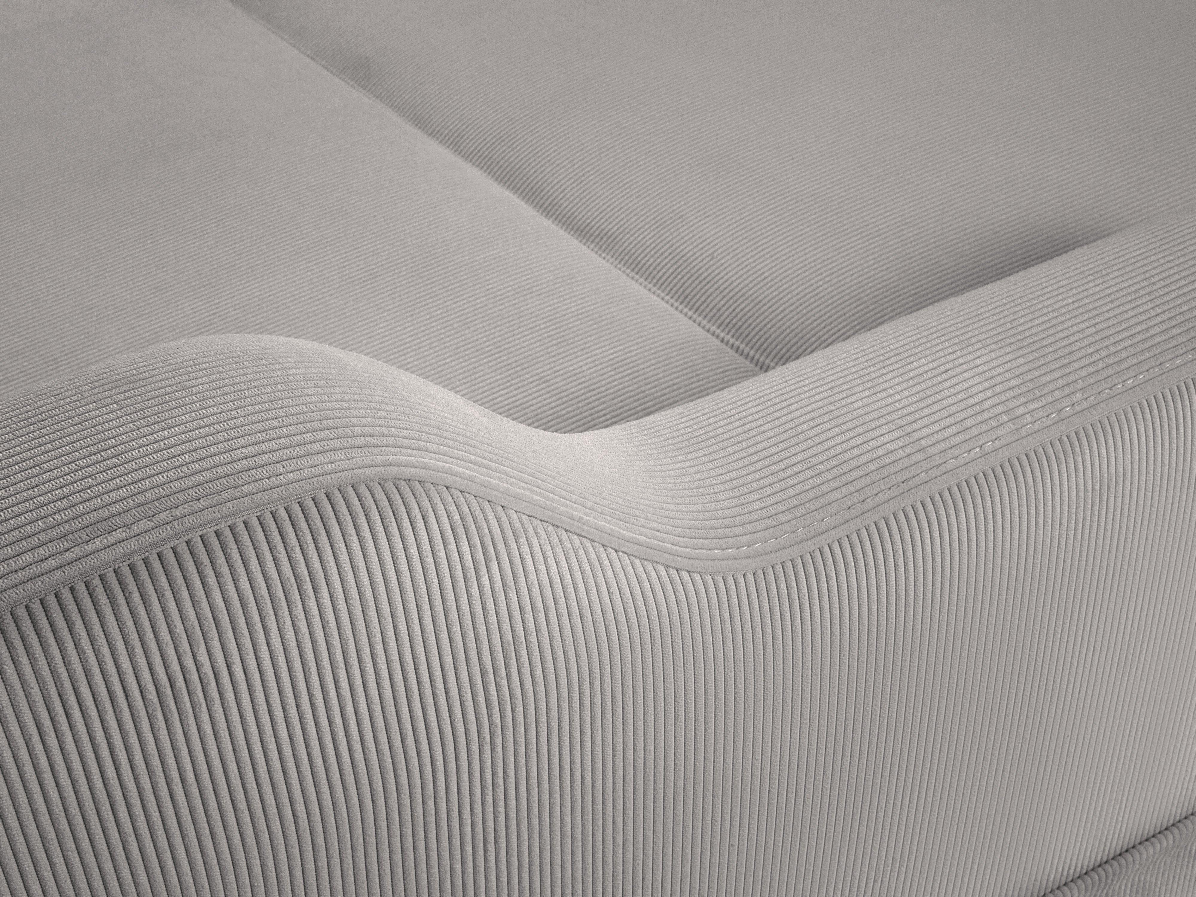 Sofa sztruksowa z funkcją spania ROSE jasnoszary Mazzini Sofas Eye on Design