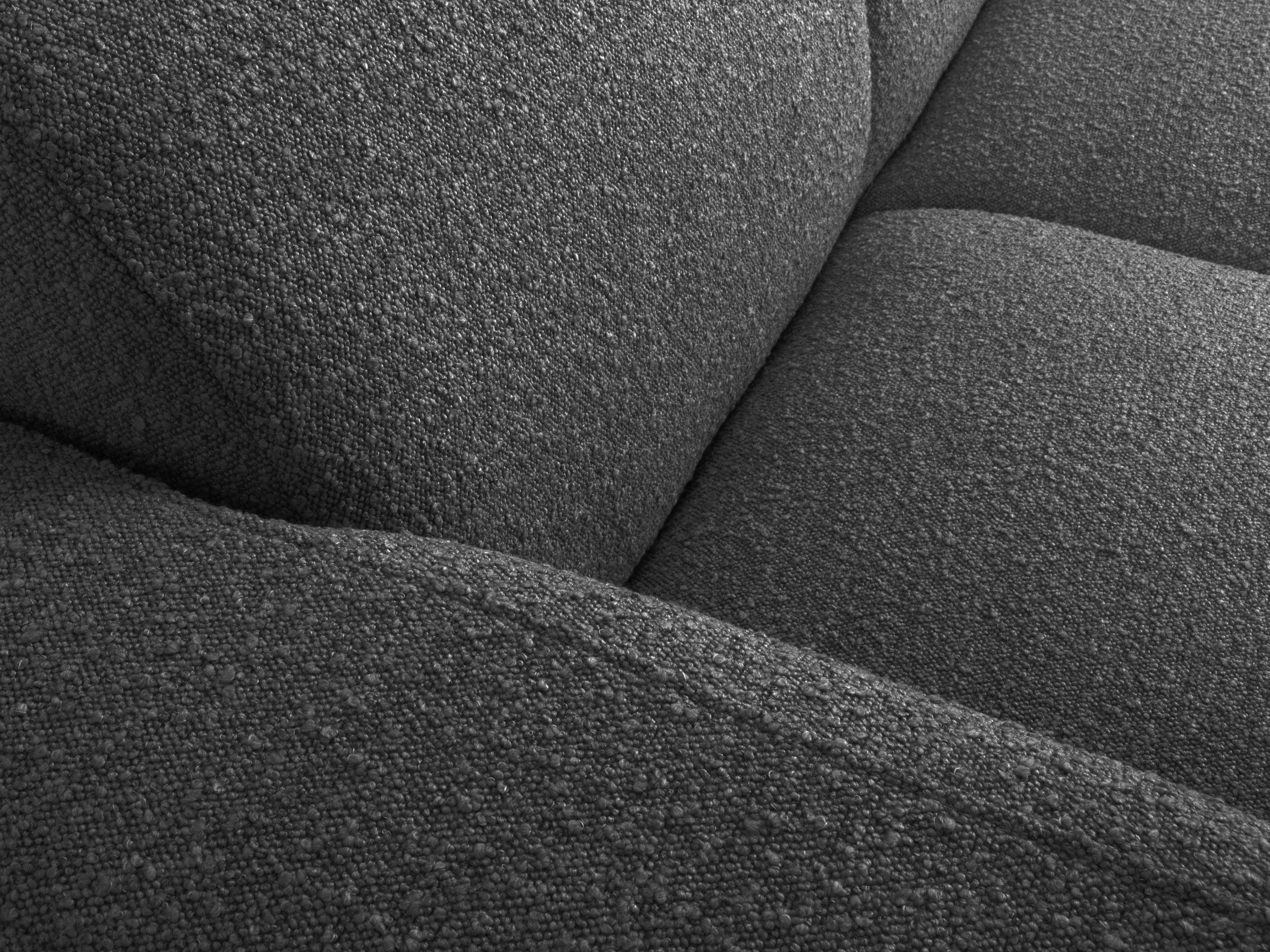 Sofa w tkaninie boucle 2-osobowa LOLA ciemnoszary Windsor & Co Eye on Design